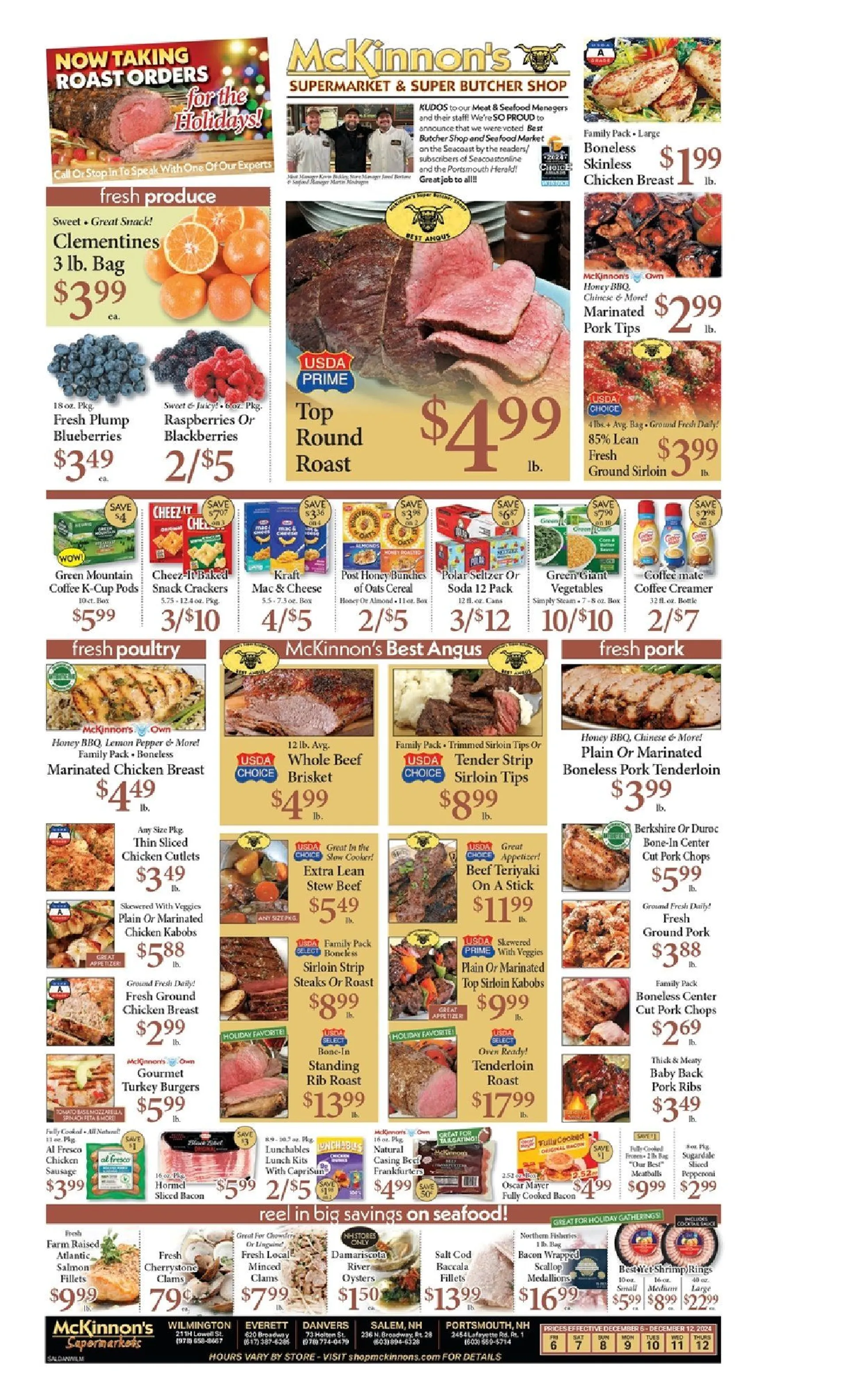 Weekly ad McKinnon's Supermarkets Deals from December 6 to December 12 2024 - Page 