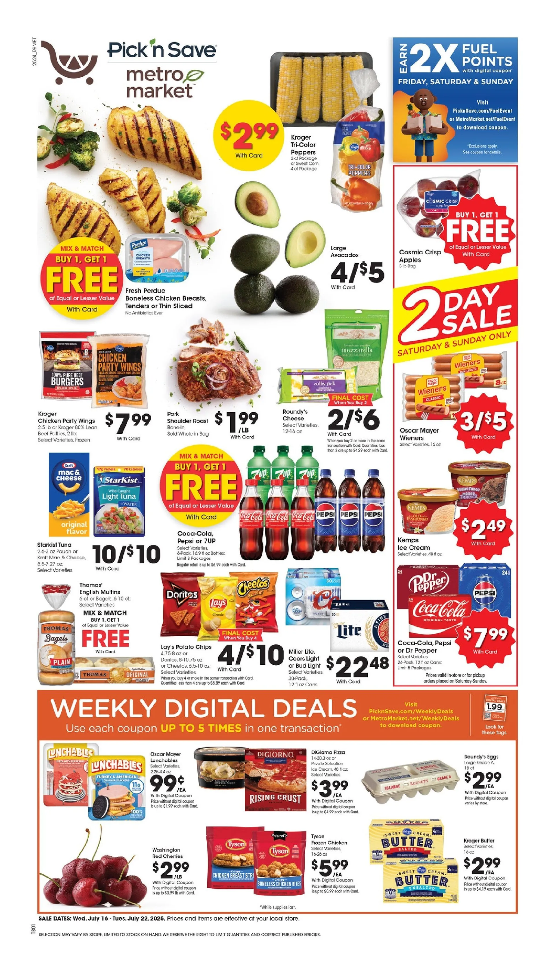 Weekly ad Metro Market Sales from July 16 to July 22 2025 - Page 1