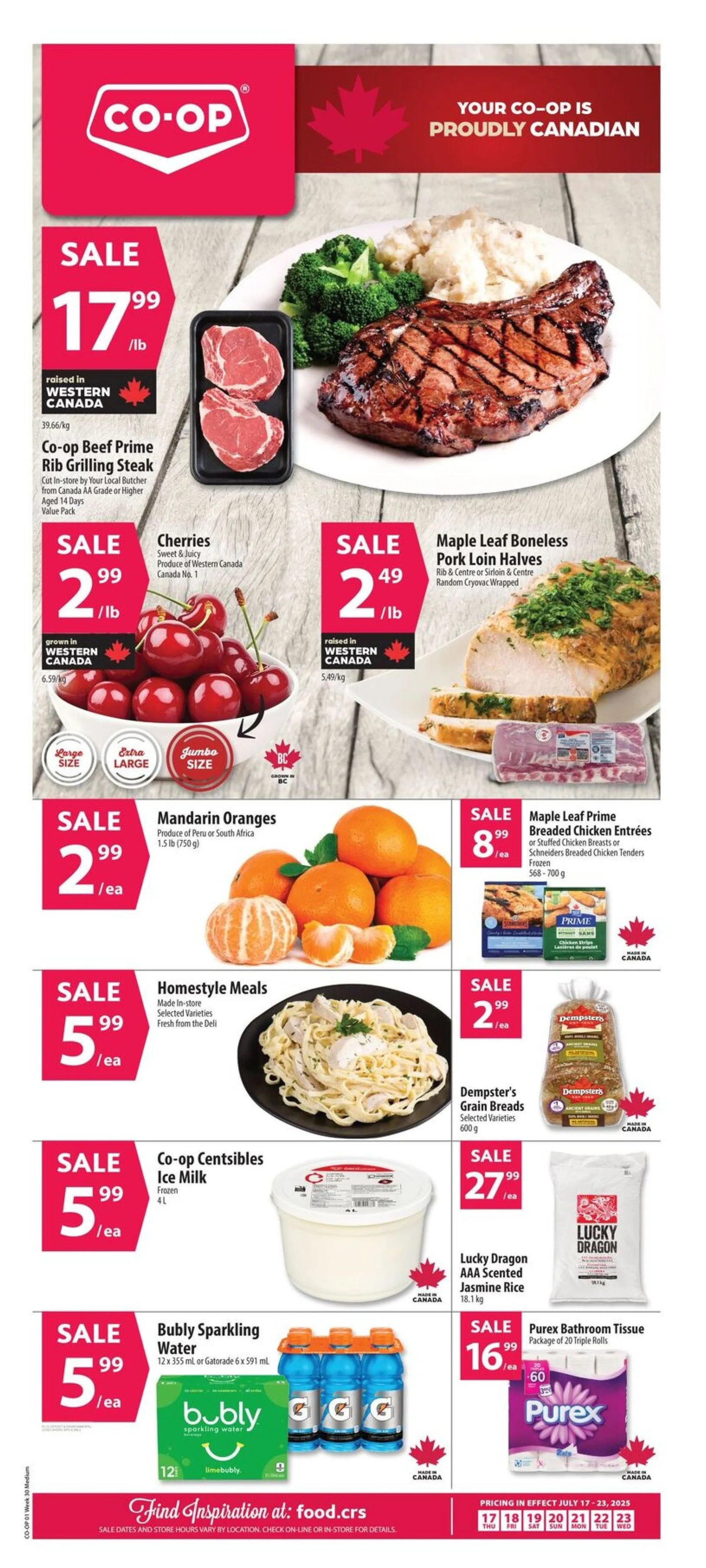 Co-op Food Sales from July 17 to July 23 2025 - flyer page 
