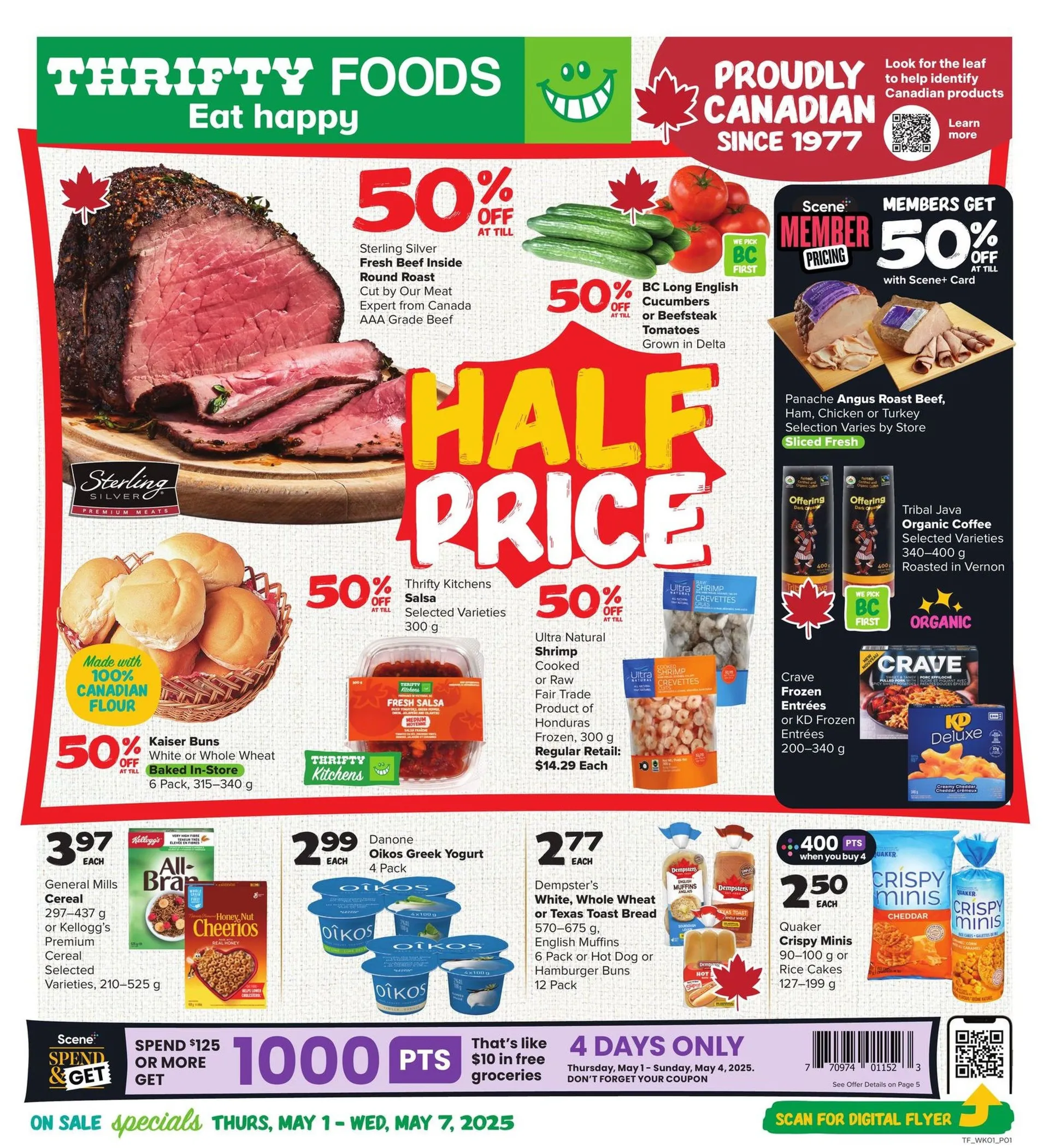 Thrifty Foods Sales from May 1 to May 7 2025 - flyer page 