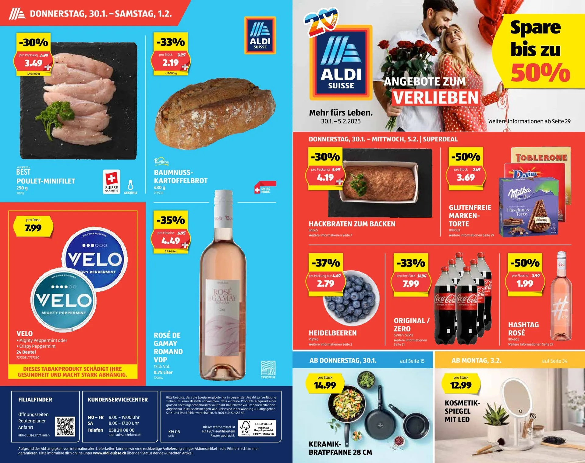 Aldi Prospekt von 30. Januar bis 1. Februar 2025 - Prospekt seite  