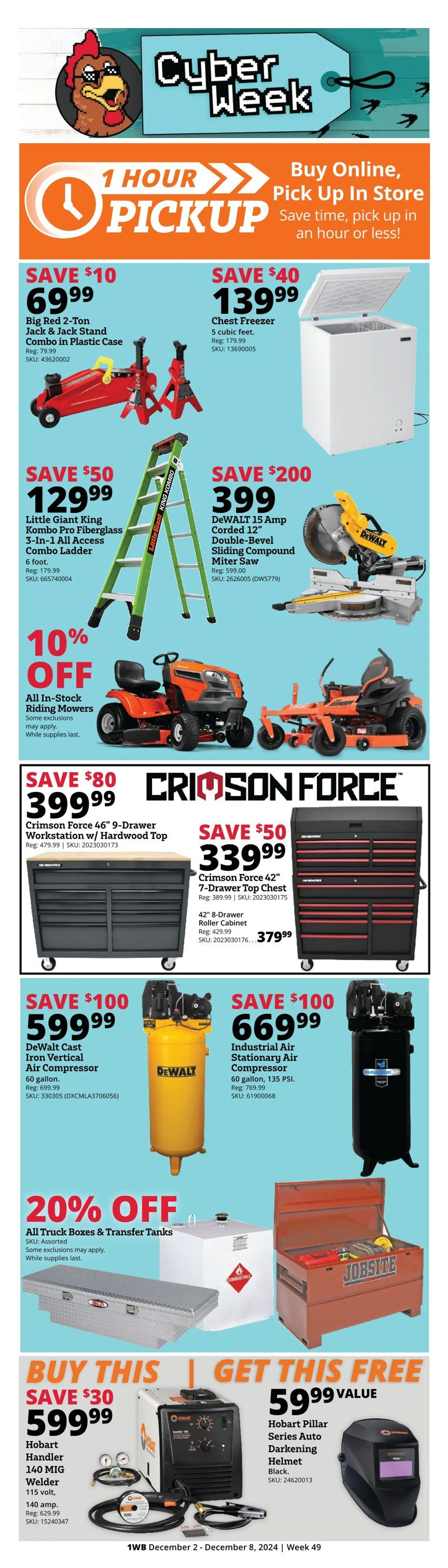 Weekly ad Rural King Deals from December 2 to December 8 2024 - Page 