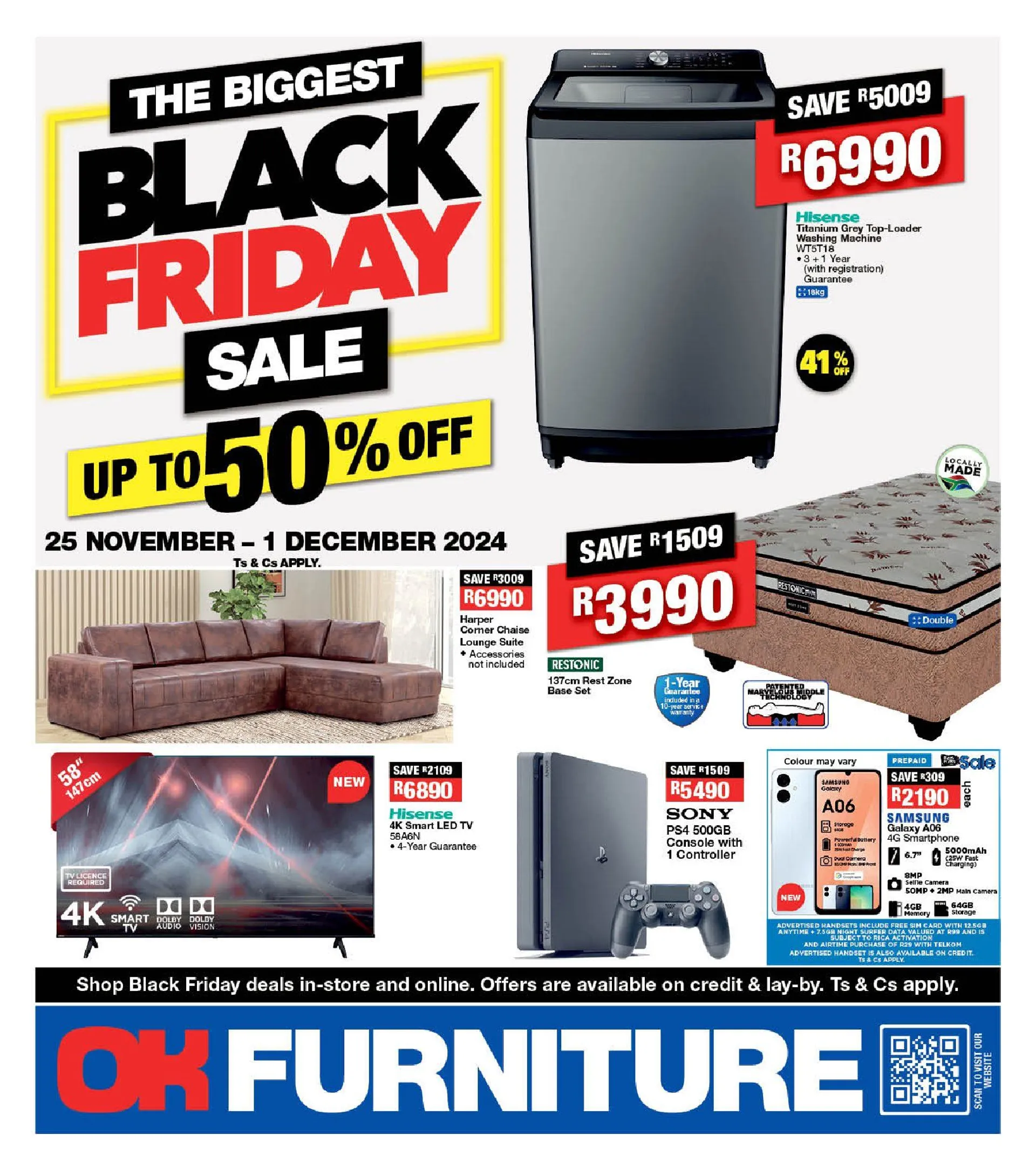 OK Furniture Weekly Ad from 25 November to 1 December 2024 - Catalogue Page 