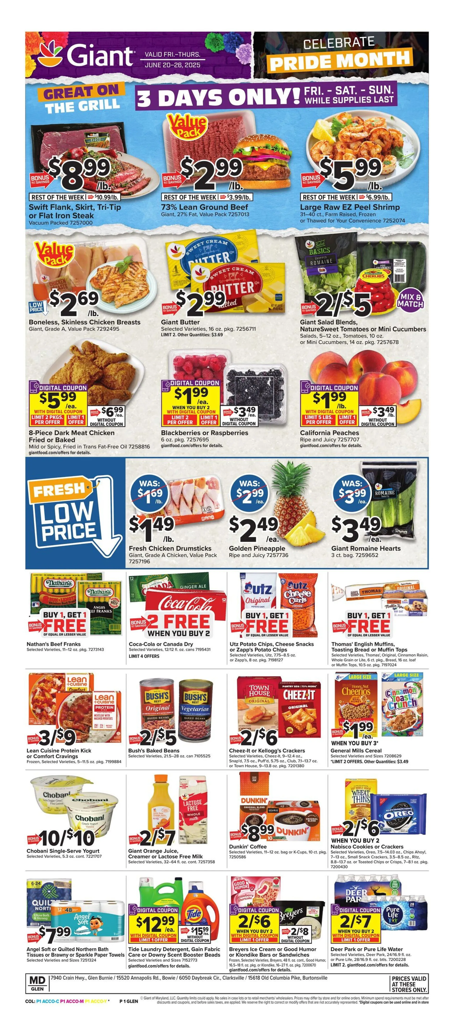 Weekly ad Giant Food Deals from June 20 to June 26 2025 - Page 1