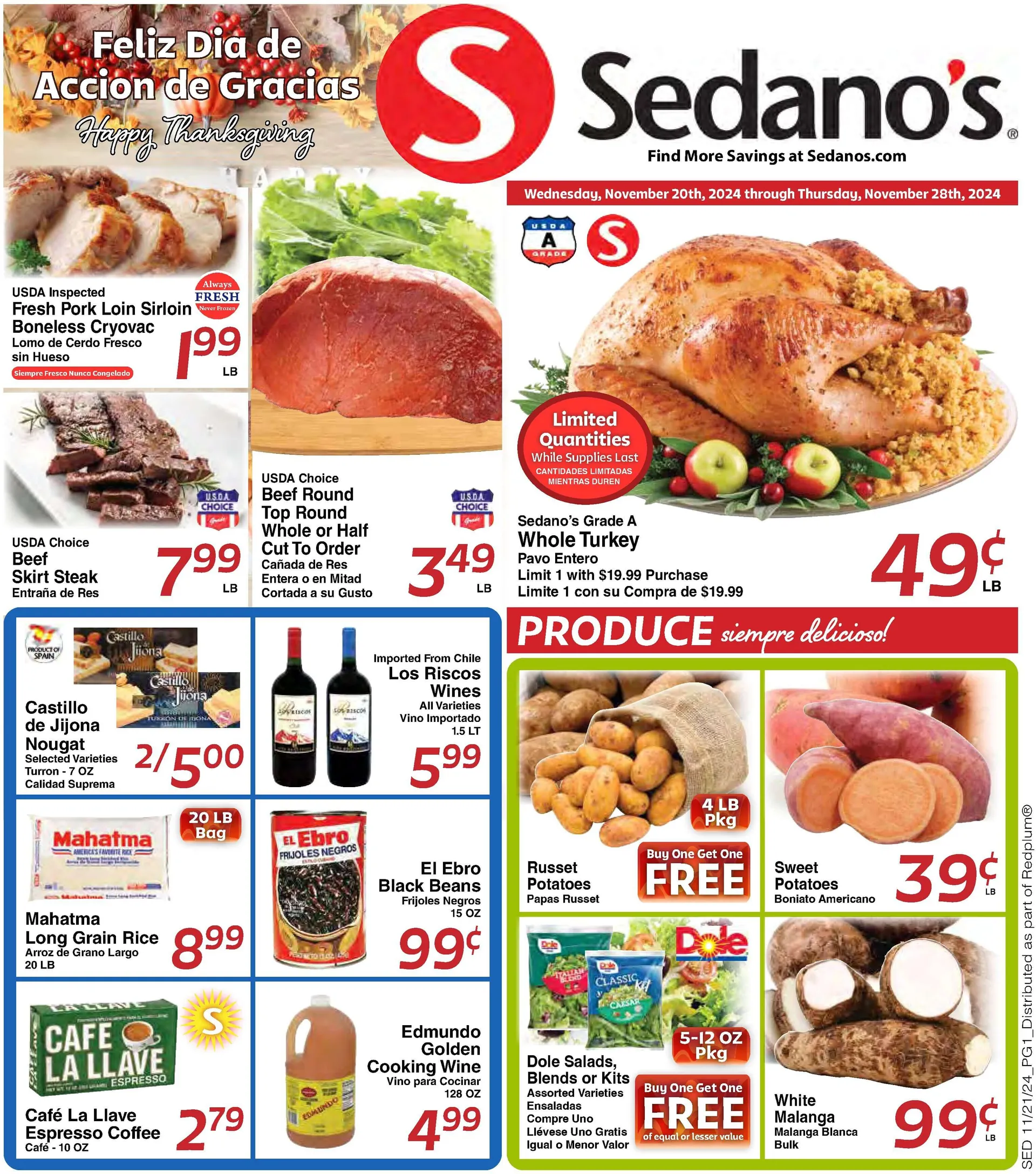 Weekly ad Sedano's Deals from November 20 to November 28 2024 - Page 