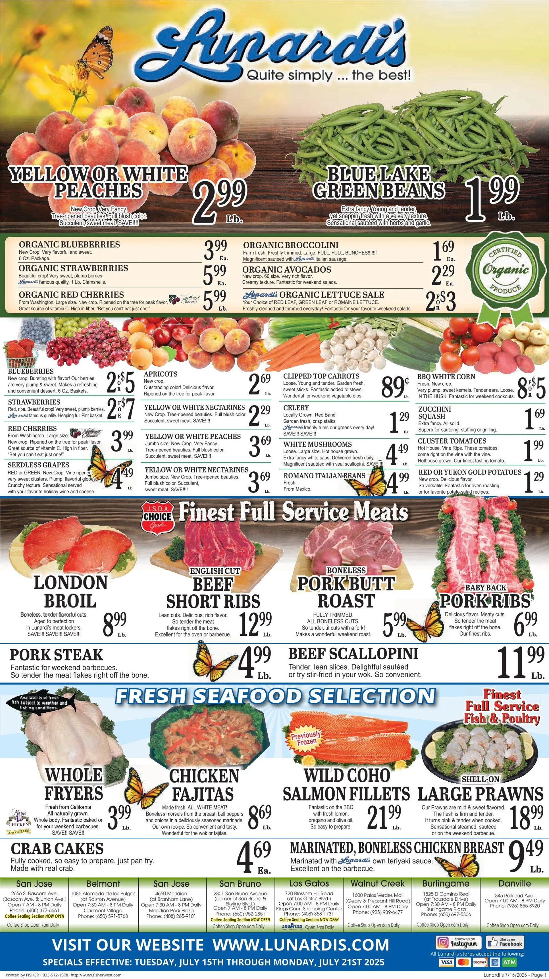 Weekly ad Lunardi's weekly ads from July 15 to July 21 2025 - Page 1