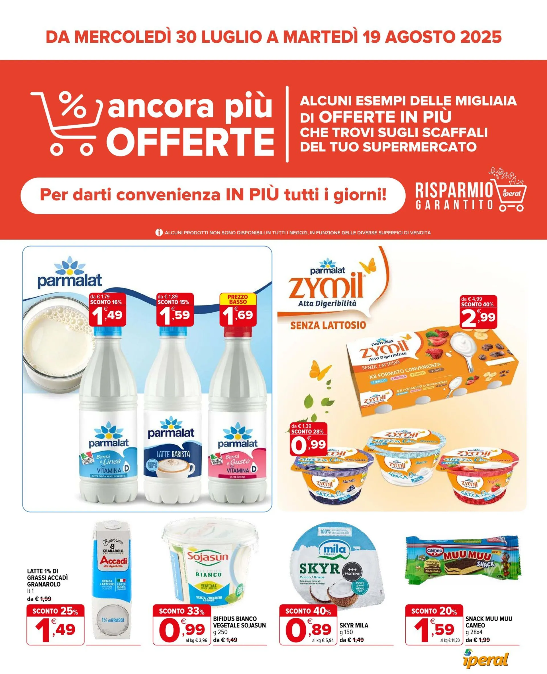 Iperal - Cataloghi  da 30 luglio a 19 agosto di 2025 - Pagina del volantino 1