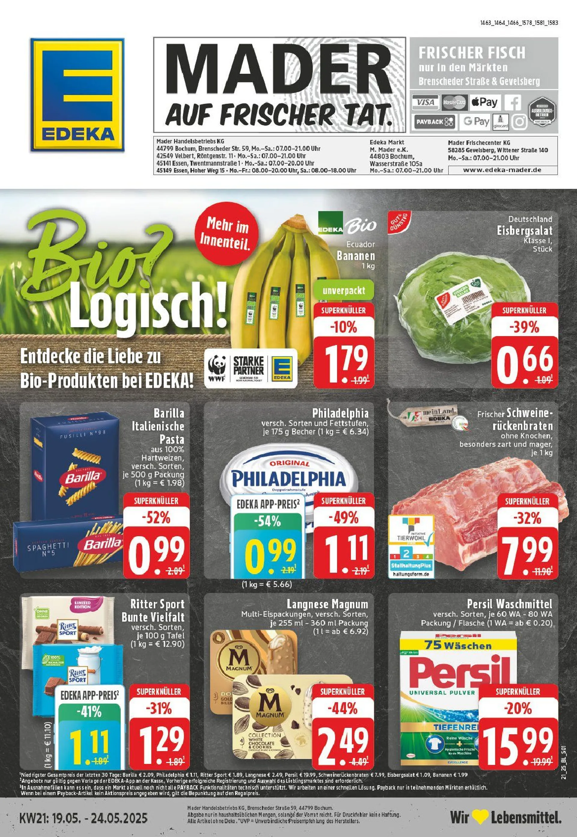 Edeka Prospekt von 19. Mai bis 24. Mai 2025 - Prospekt seite 