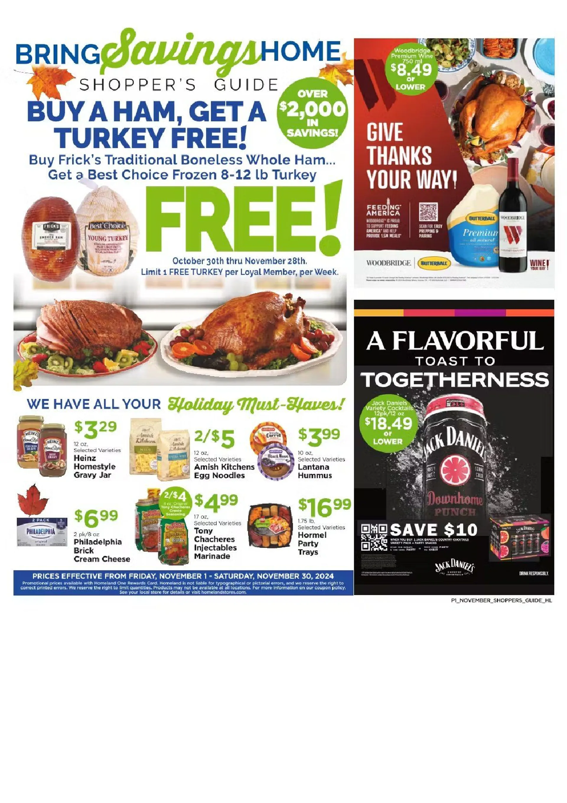 Weekly ad Black Friday deals at Homeland from November 1 to December 1 2024 - Page 