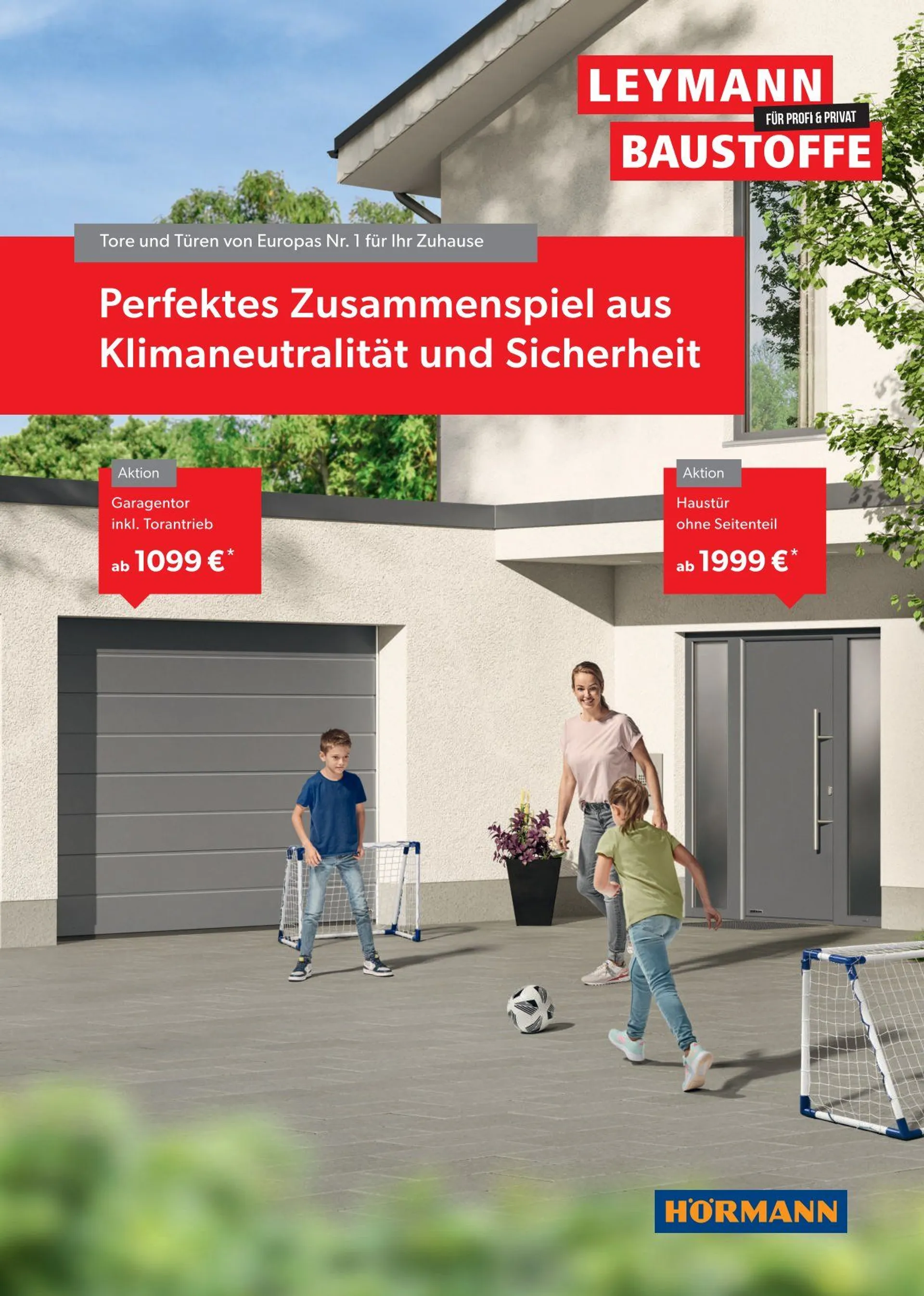 Leymann Baustoffe Angebote von 1. August bis 15. September 2025 - Prospekt seite 1