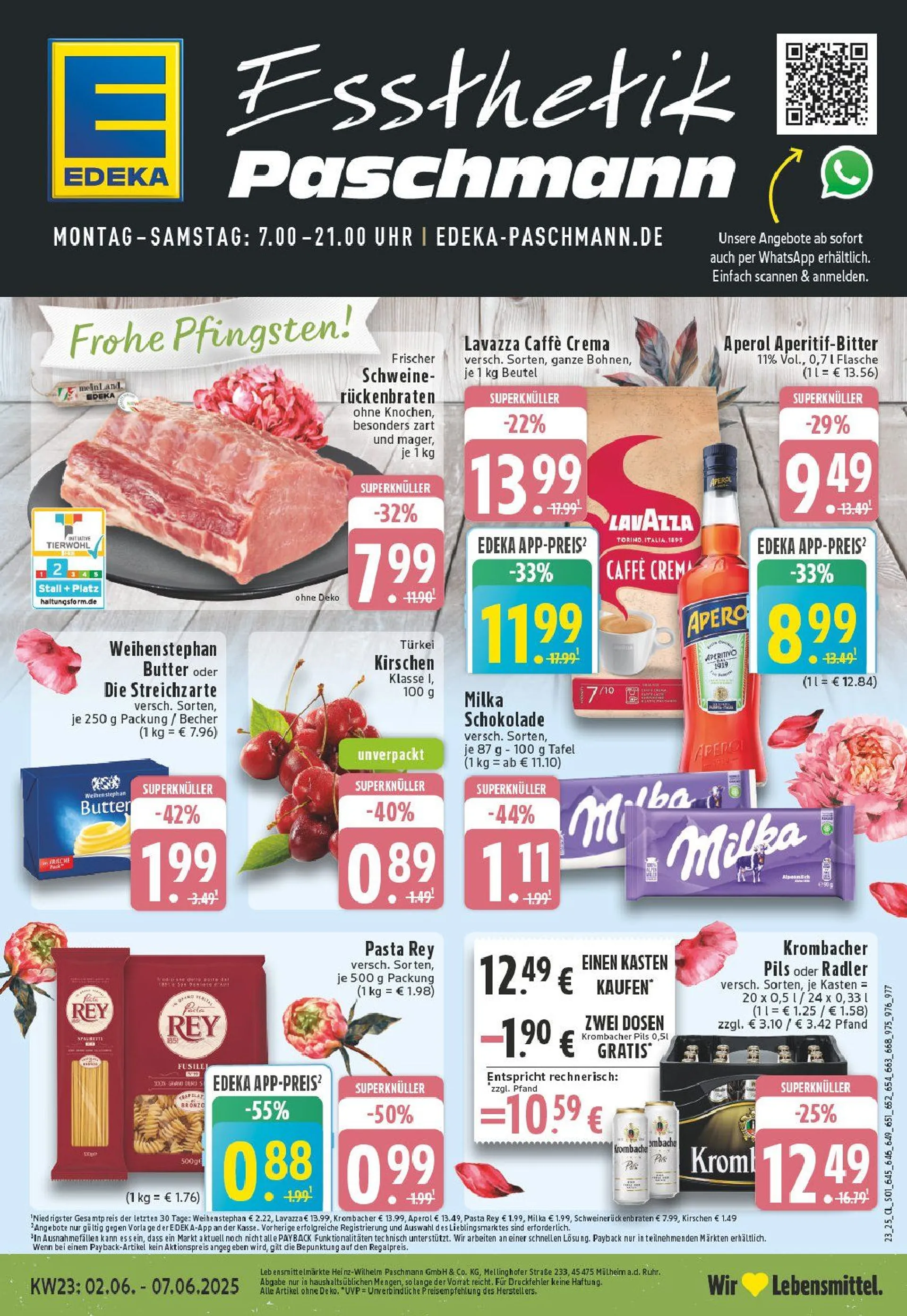 Edeka Prospekt von 2. Juni bis 7. Juni 2025 - Prospekt seite 1
