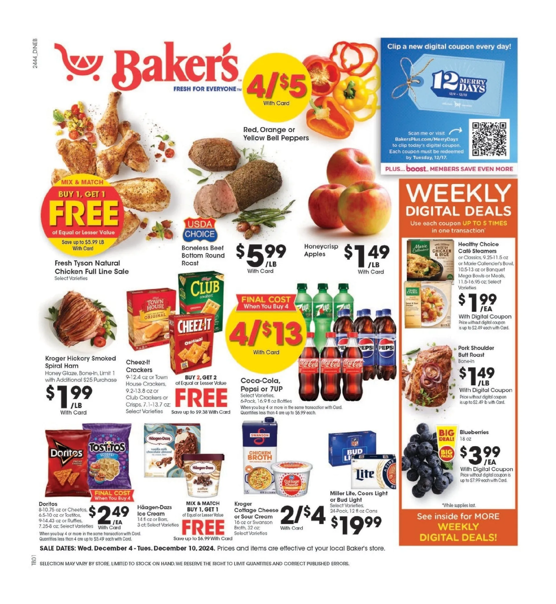 Weekly ad Baker's sales from December 3 to December 10 2024 - Page 