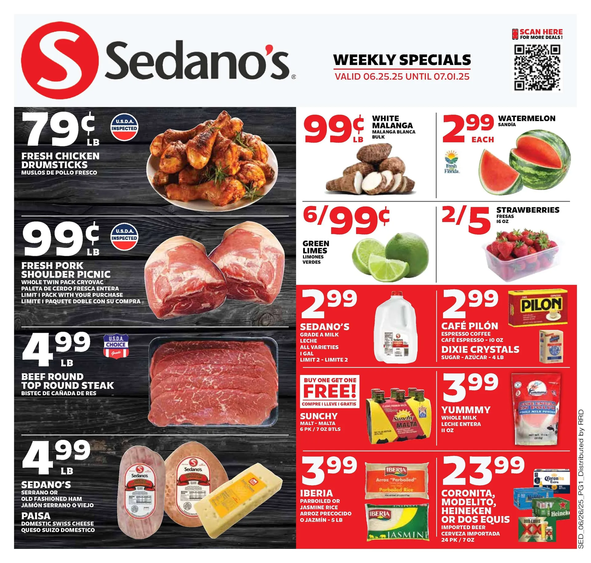 Weekly ad Sedano ´s  Sales from June 25 to July 1 2025 - Page 1