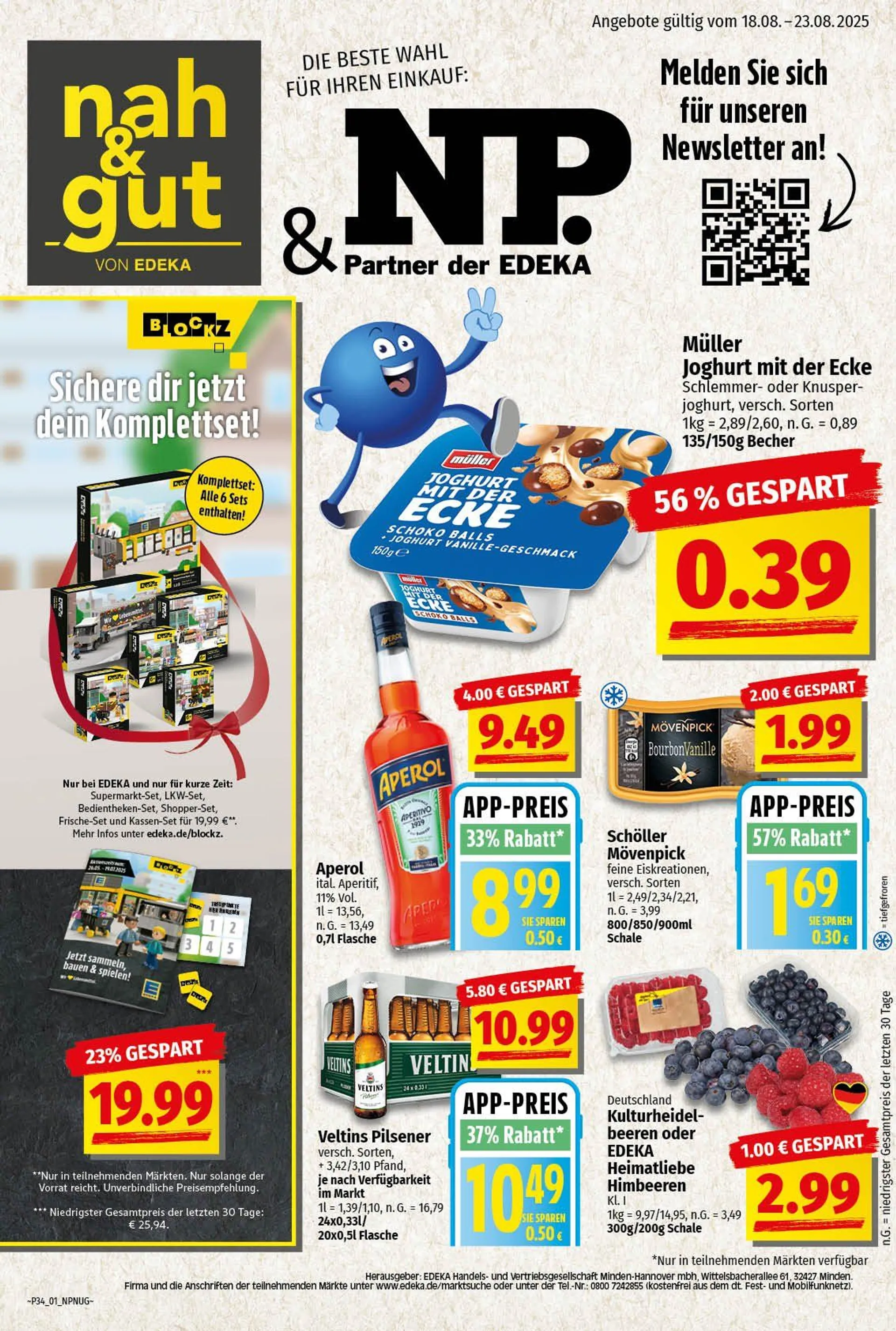 Nah & Gut Prospekte - Aktuelle Angebote von 18. August bis 23. August 2025 - Prospekt seite 1