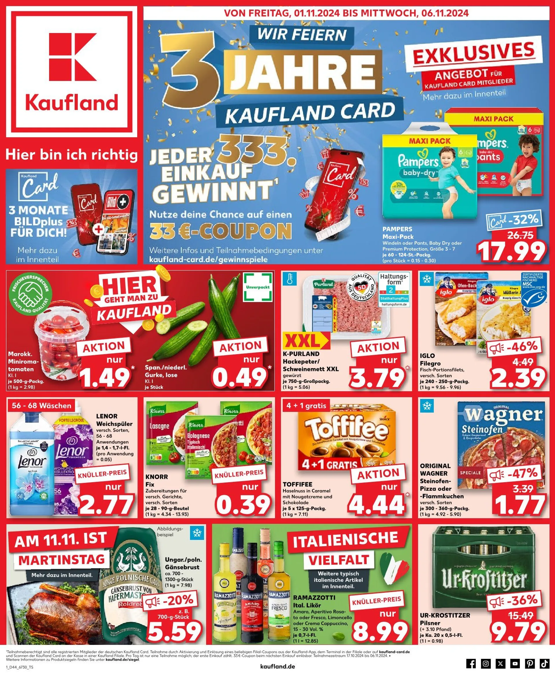 Kaufland Prospekt von 1. November bis 6. November 2024 - Prospekt seite 