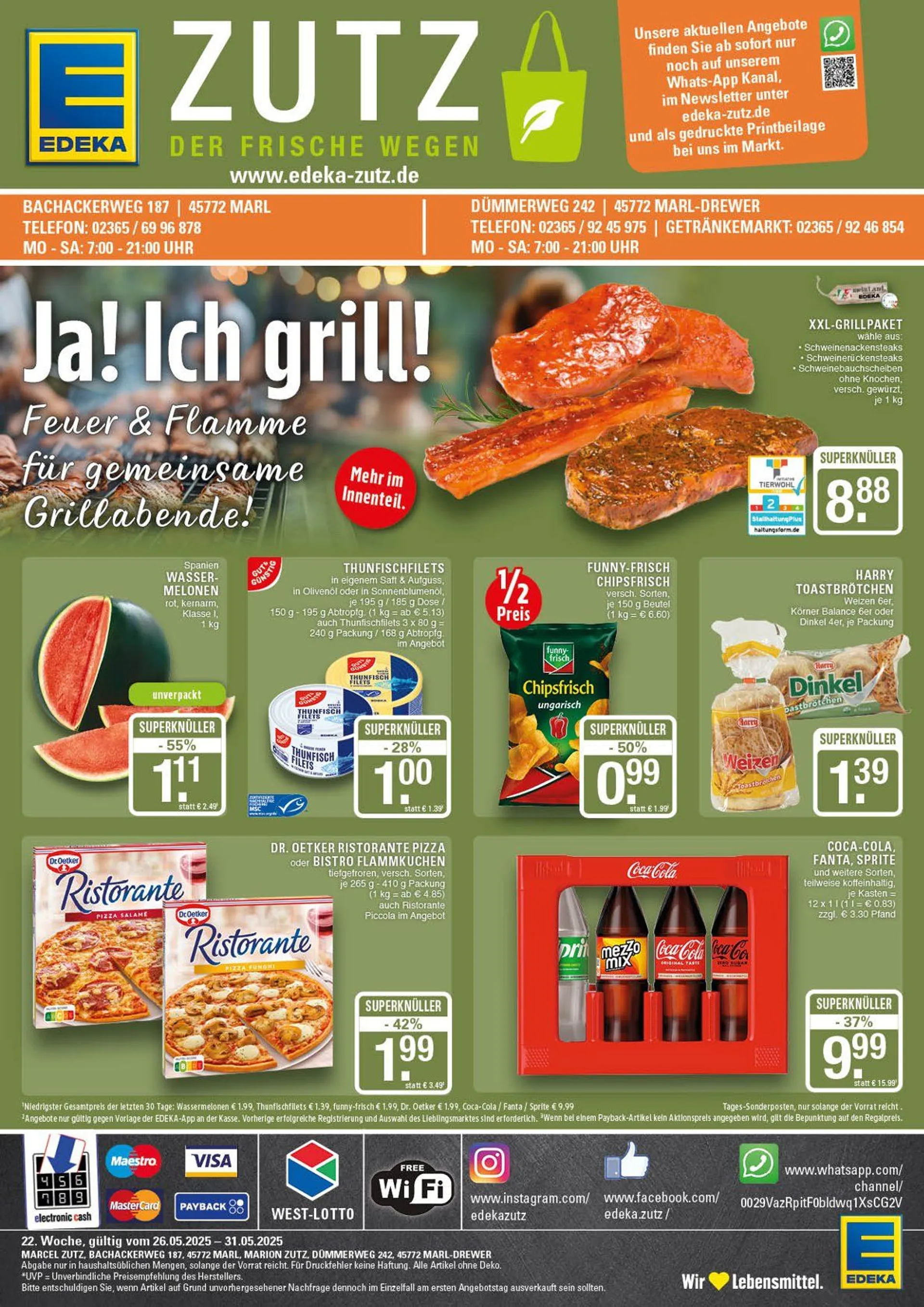Edeka Prospekt von 26. Mai bis 31. Mai 2025 - Prospekt seite 1