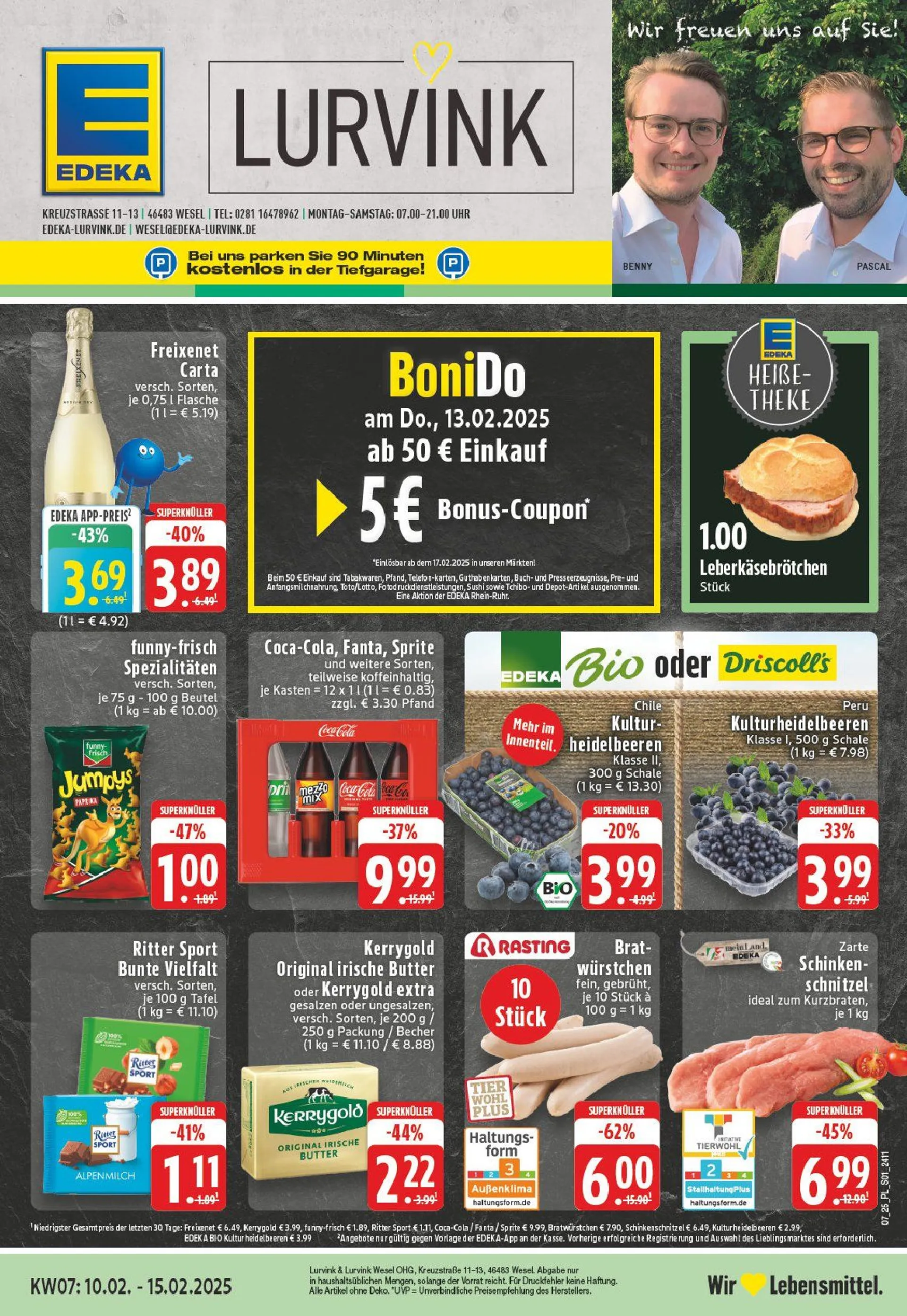 Edeka Prospekt von 10. Februar bis 15. Februar 2025 - Prospekt seite 