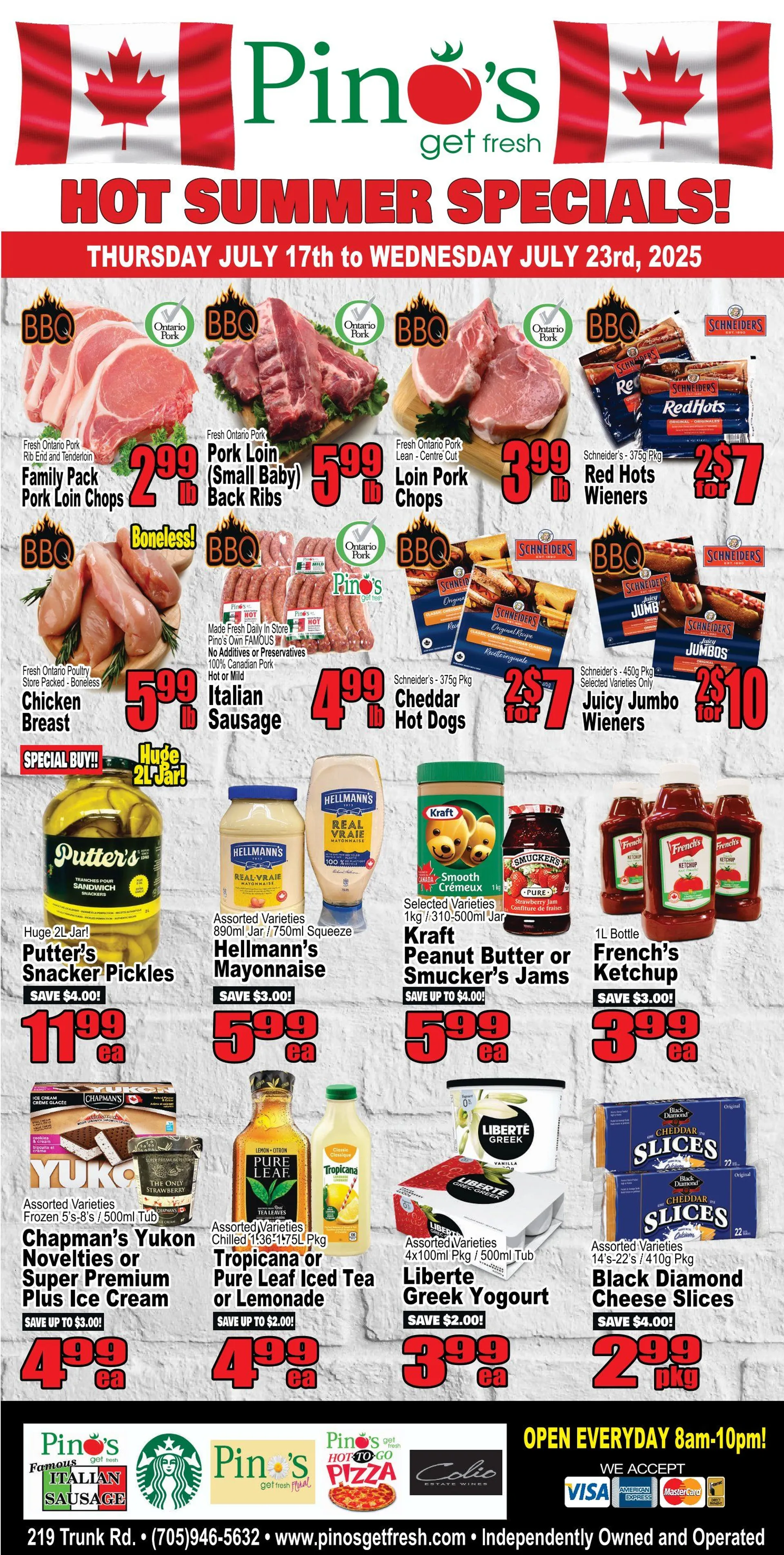 Pino's Sales from July 17 to July 23 2025 - flyer page 1