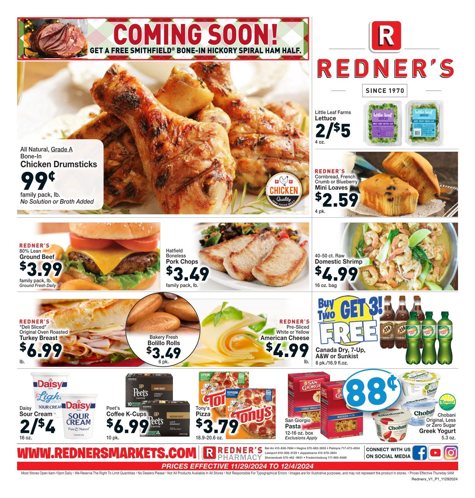 Weekly ad Redner's Market Weekly Ad from November 29 to December 4 2024 - Page 