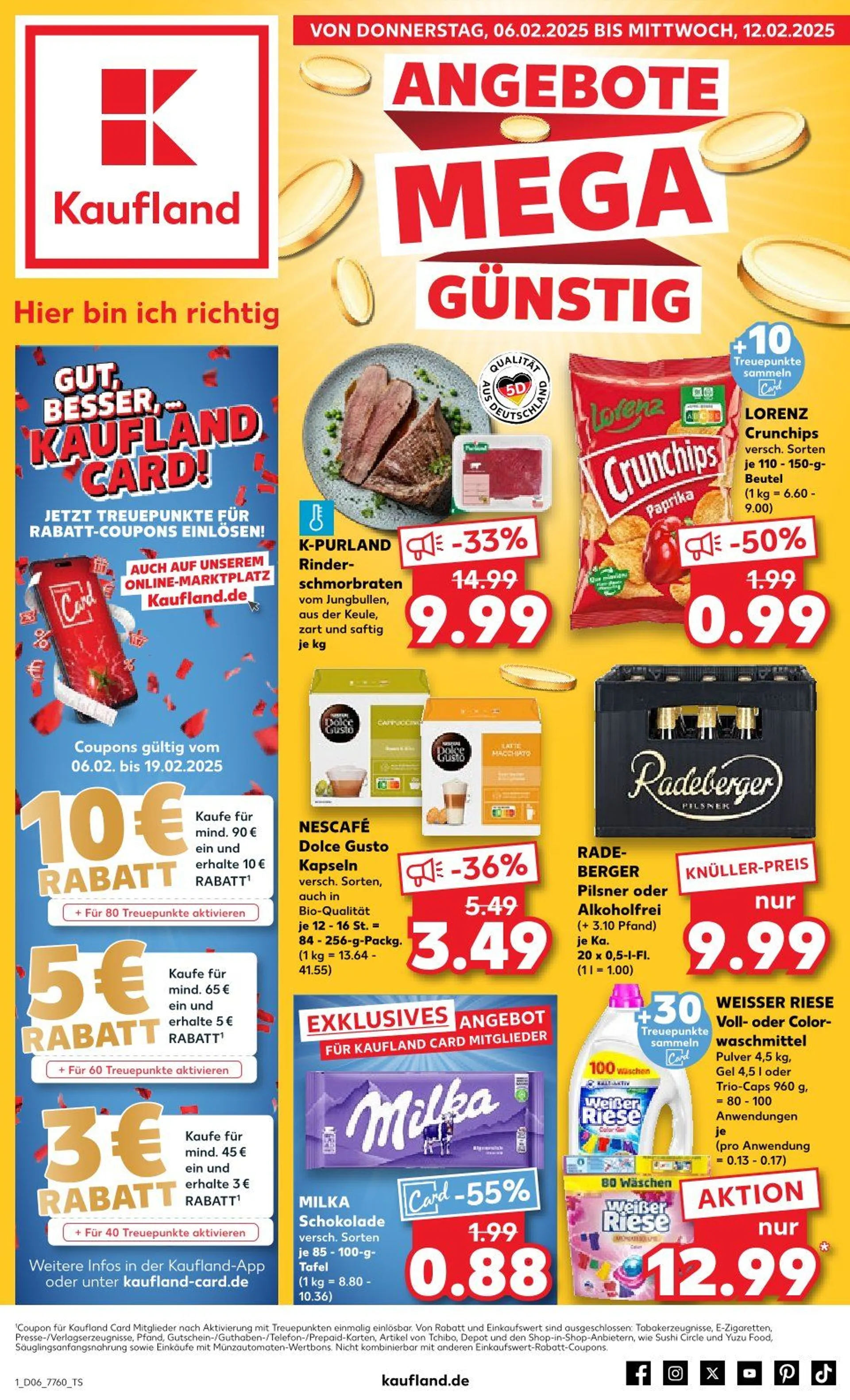Kaufland Prospekt von 6. Februar bis 12. Februar 2025 - Prospekt seite 1