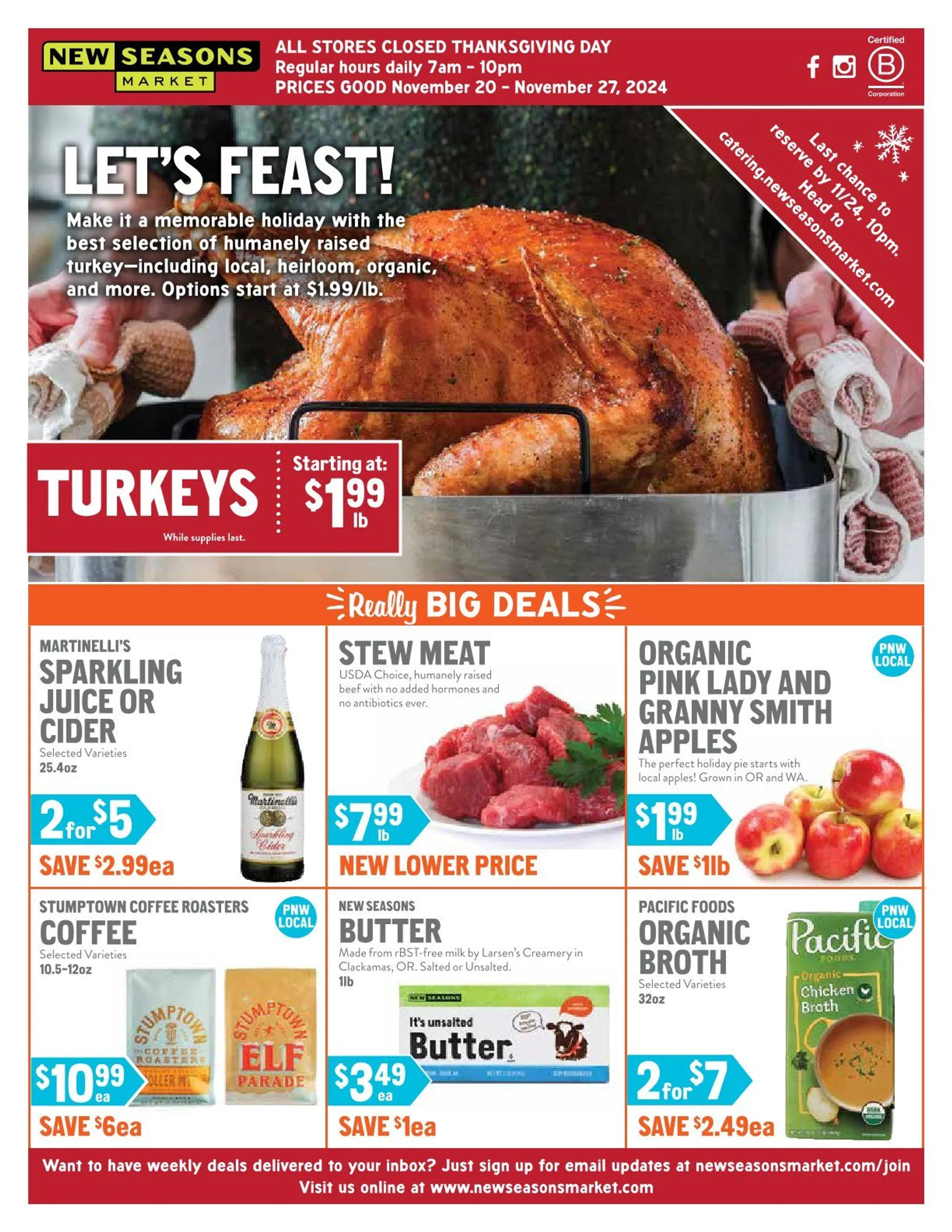 Weekly ad New Seasons Market Deals from November 20 to November 27 2024 - Page 