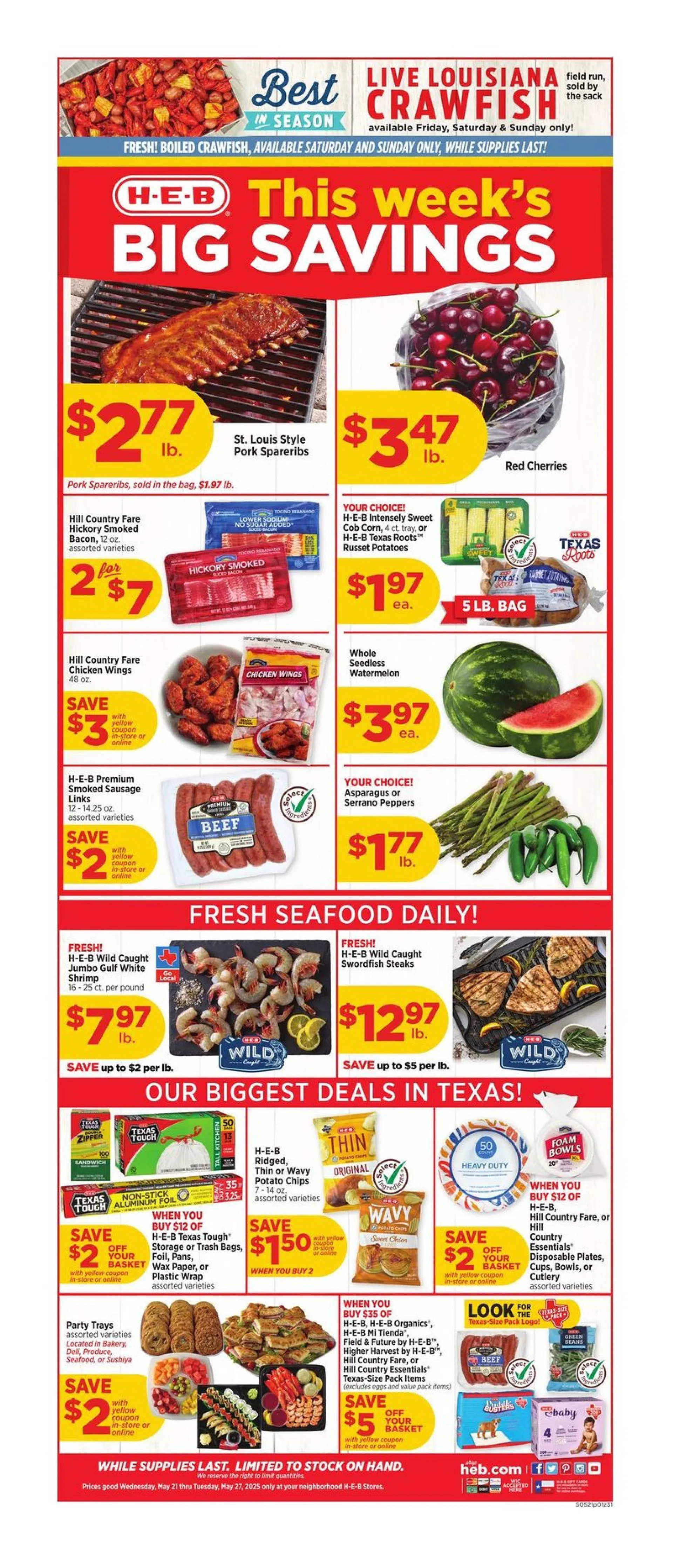 Weekly ad H-E-B Sales from May 21 to May 27 2025 - Page 