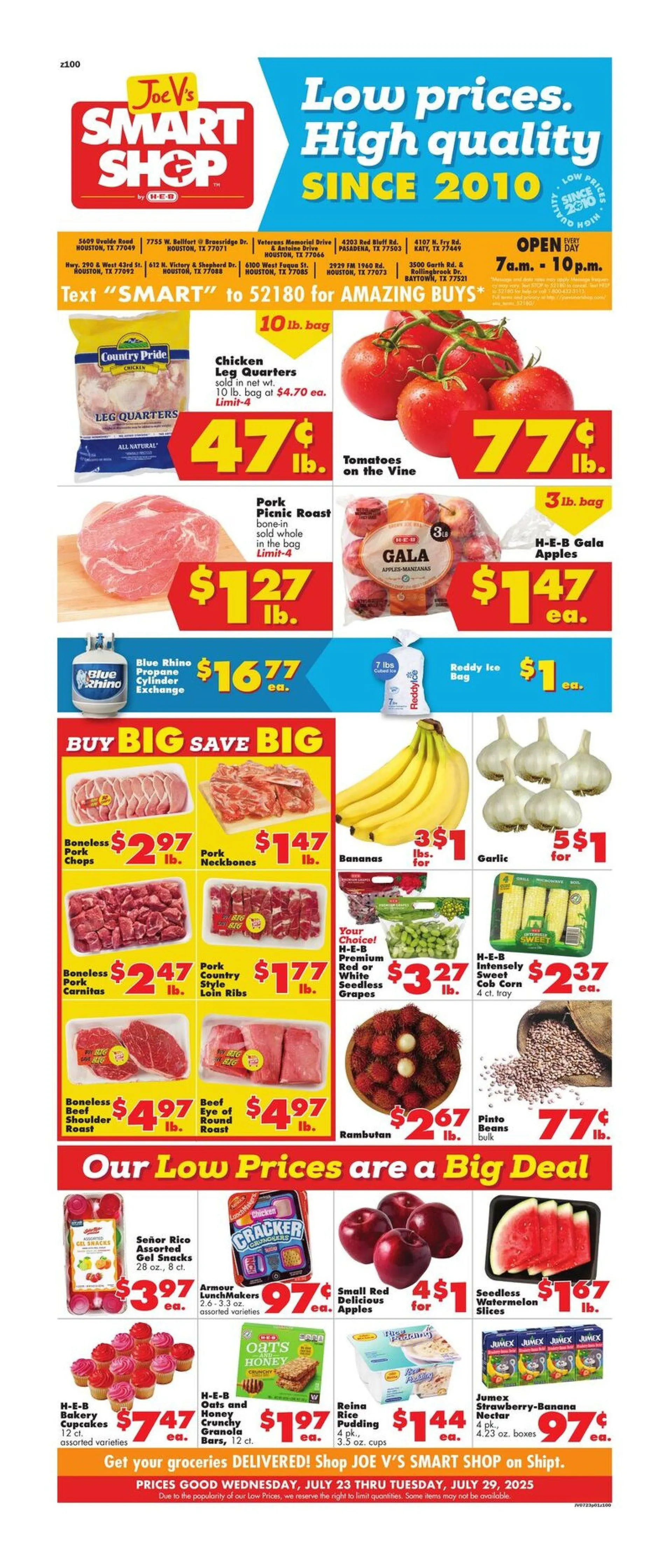 Weekly ad Joe V's Smart Shop Sales from July 23 to July 29 2025 - Page 1