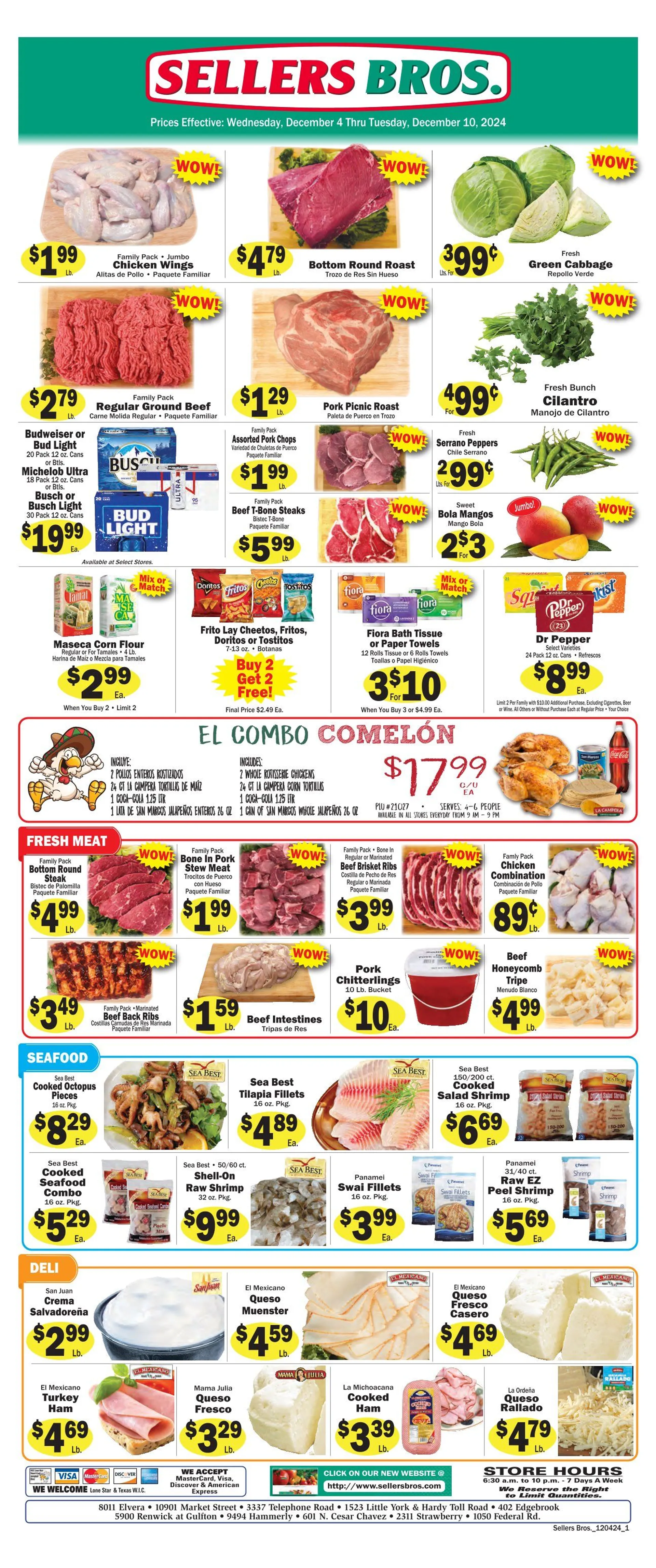 Weekly ad Sellers Bros Deals from December 4 to December 10 2024 - Page 