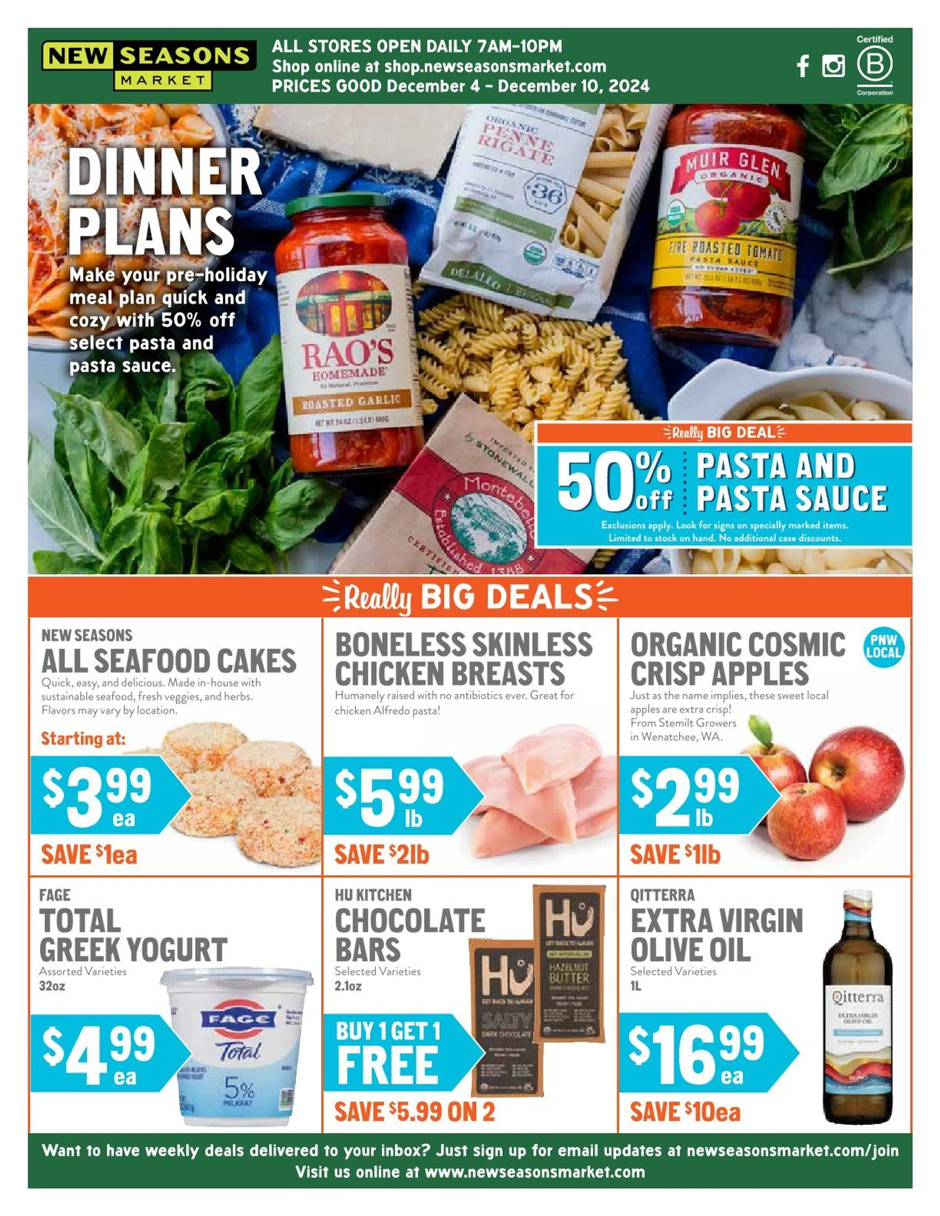 Weekly ad New Seasons Market Weekly Ad from December 4 to December 10 2024 - Page 