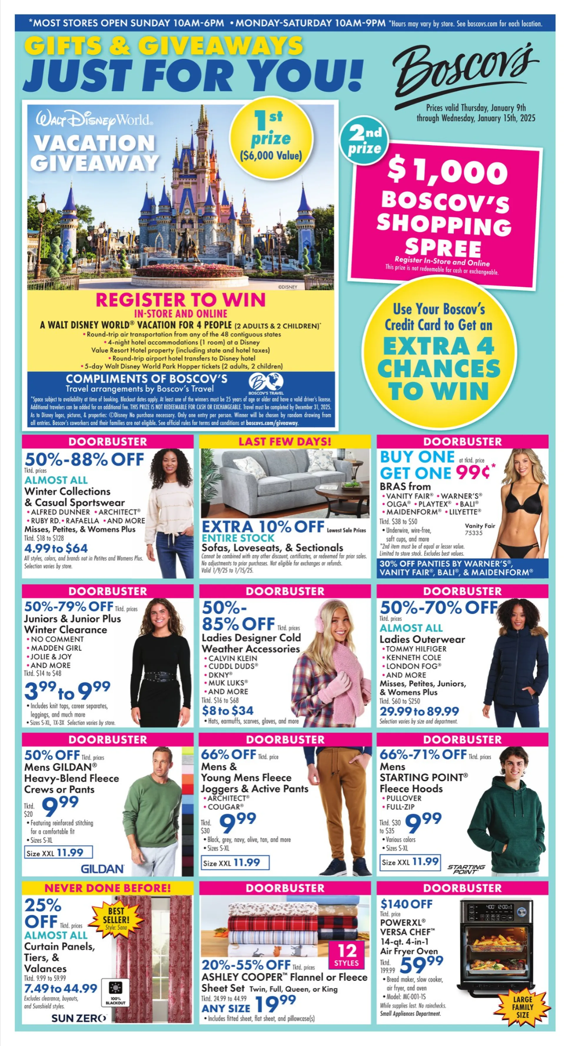 Weekly ad Boscov's Sales from January 9 to January 15 2025 - Page 