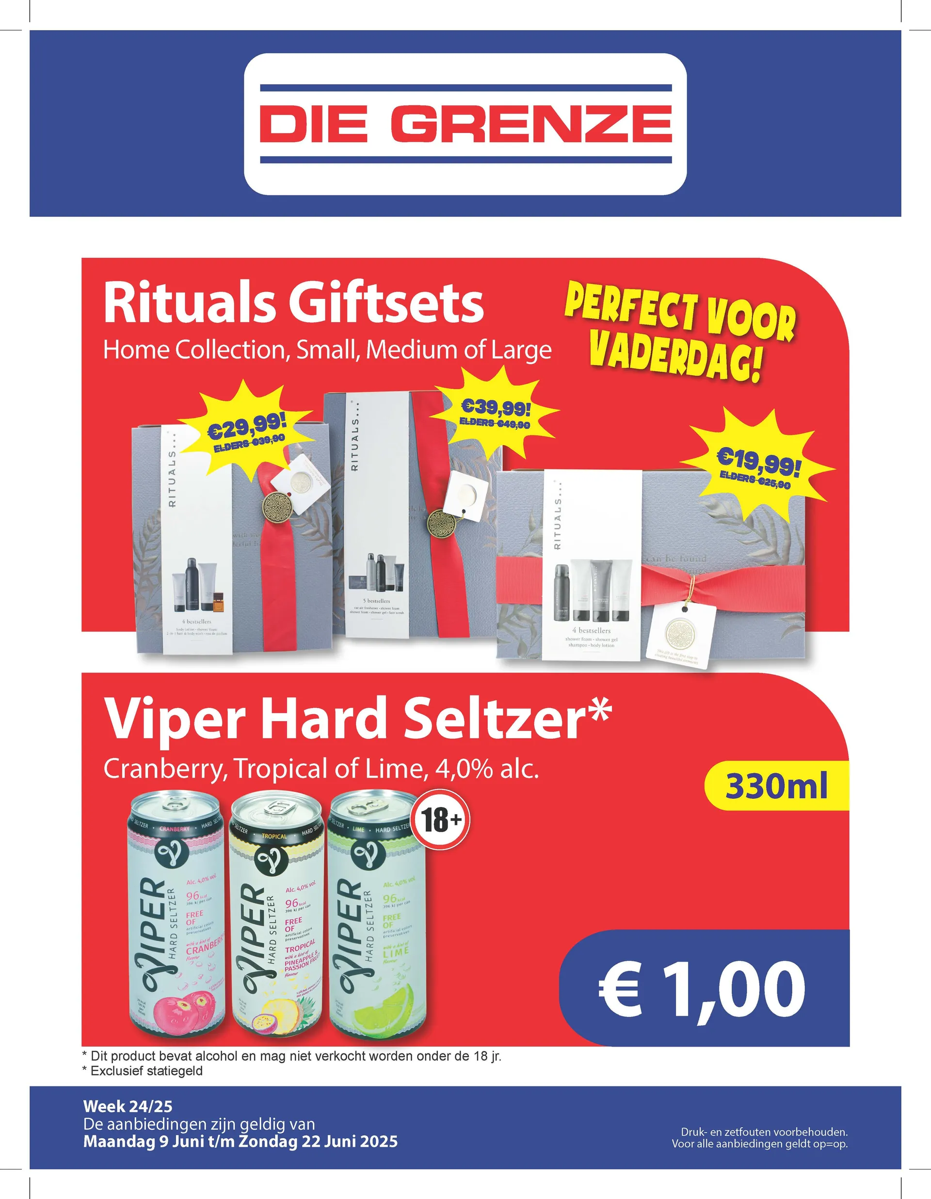 Laatste aanbiedingen in Die Grenze folders van 9 juni tot 22 juni 2025 - Folder pagina 1