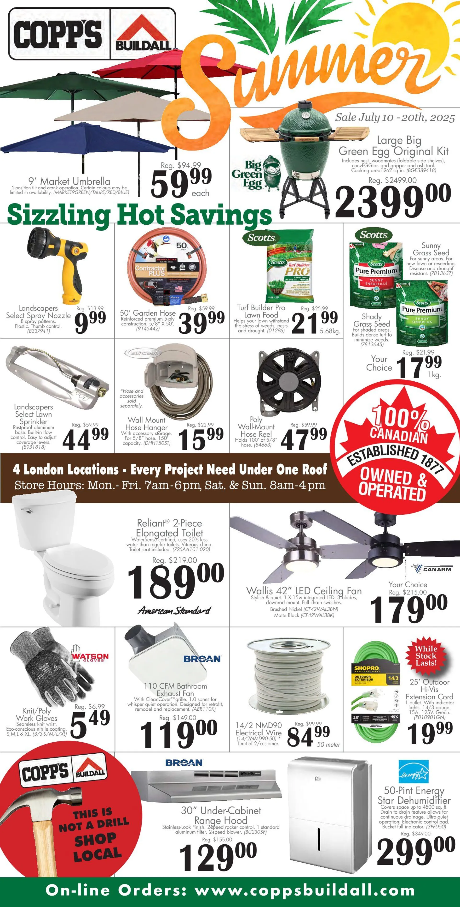 Copp's Buildall Sales from July 10 to July 20 2025 - flyer page 