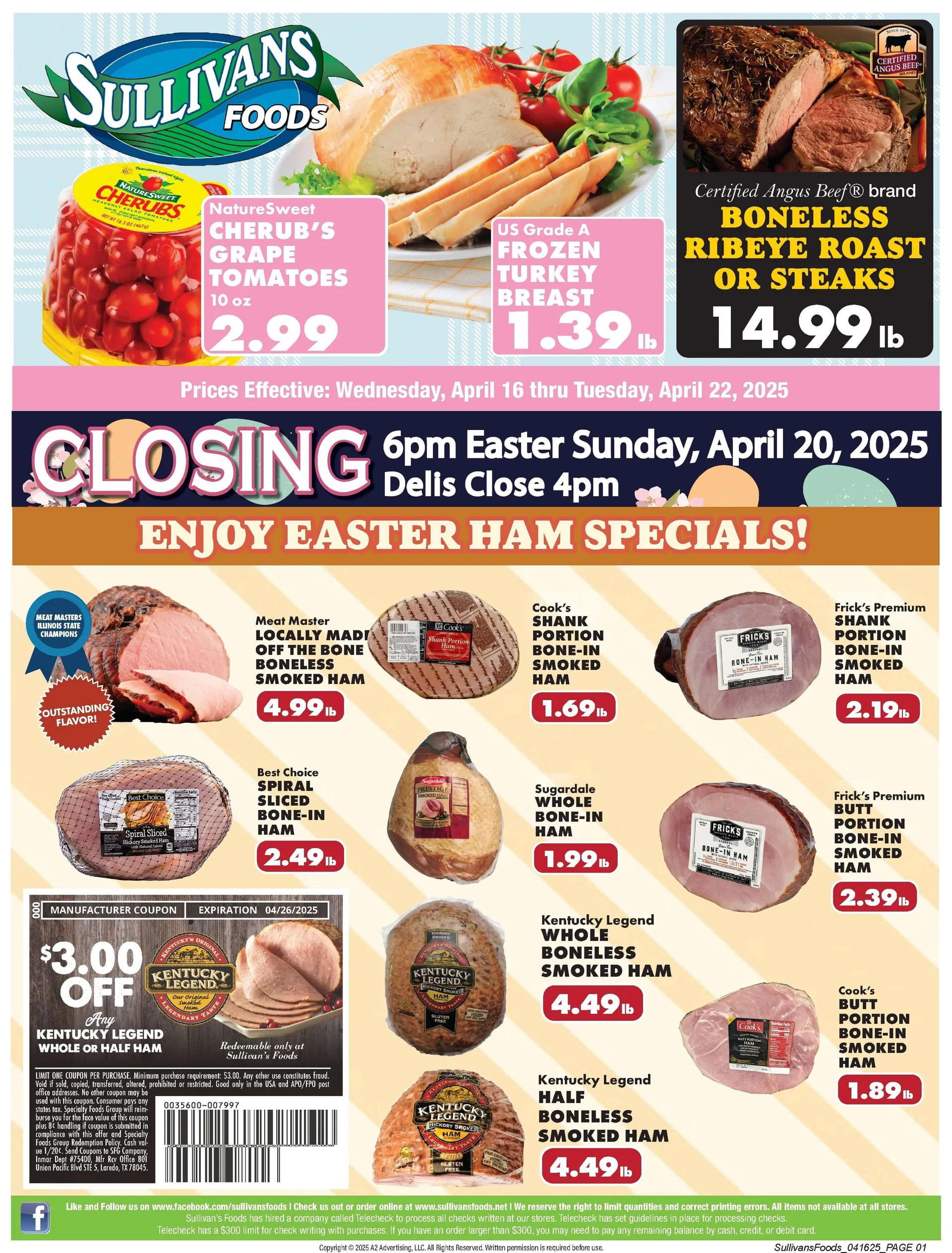 Weekly ad Sullivan's Foods Sales from April 16 to April 22 2025 - Page 