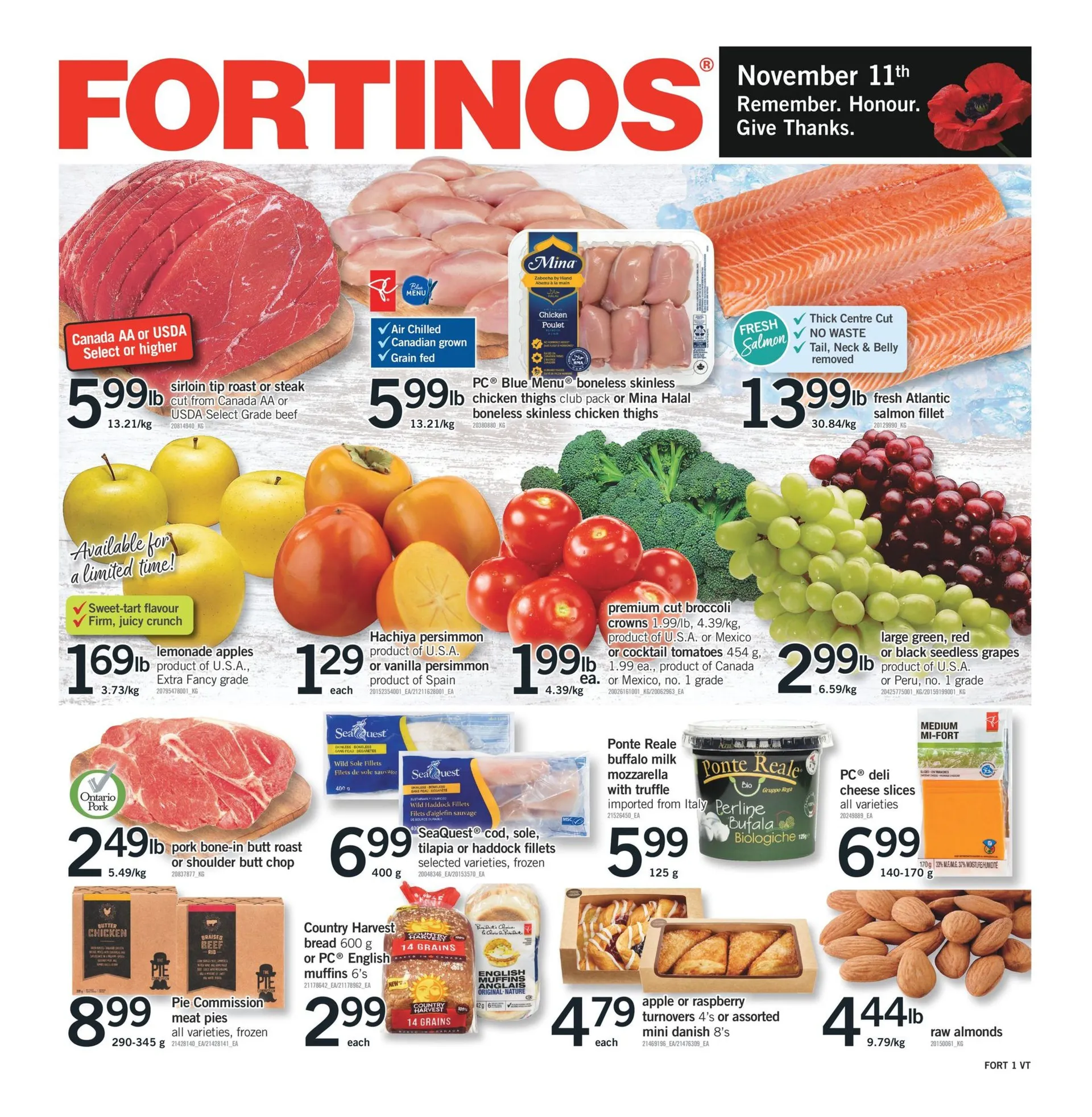 Fortinos Deals from November 7 to November 13 2024 - flyer page 