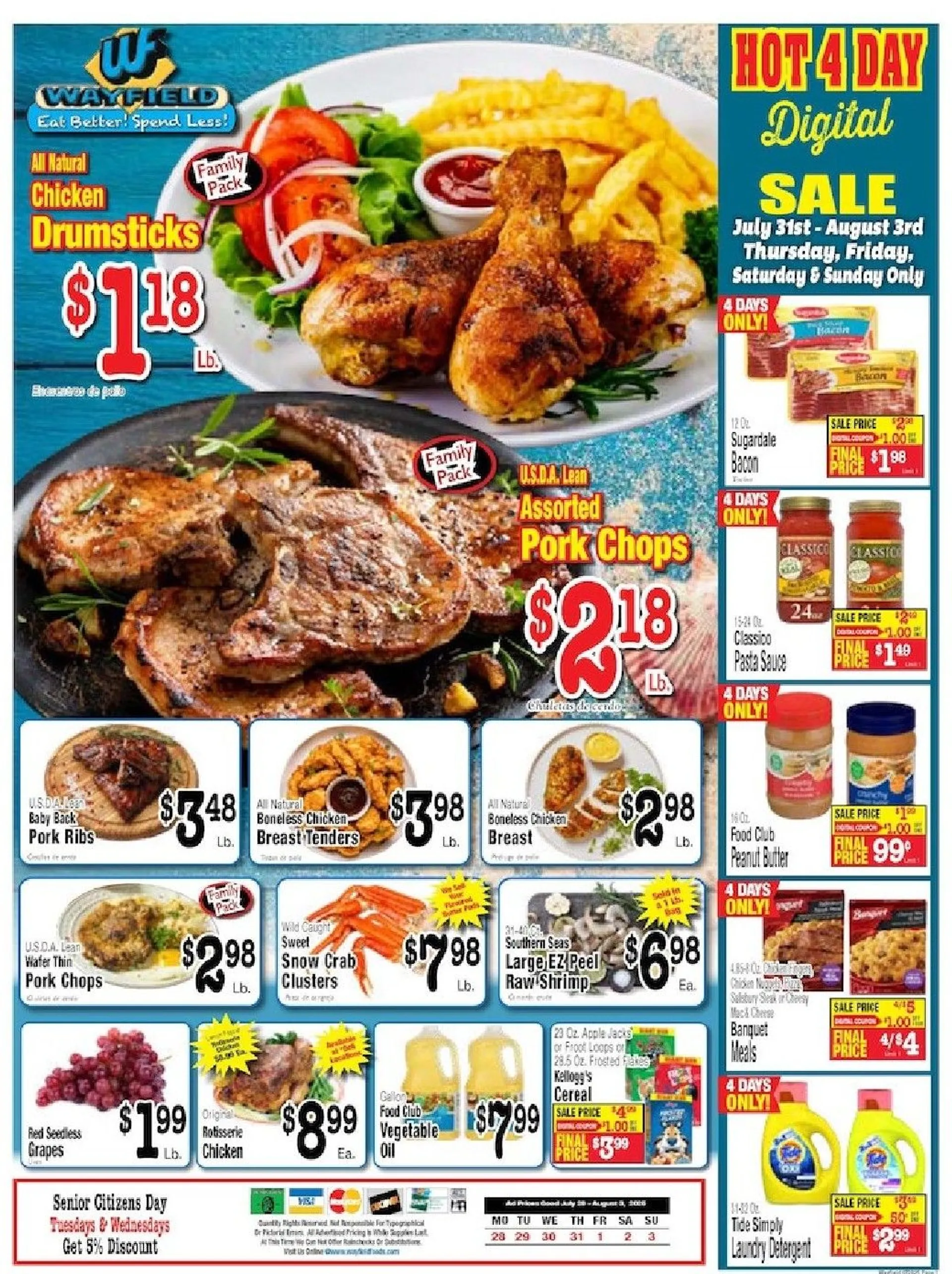 Weekly ad Wayfield Sales from July 28 to August 3 2025 - Page 1