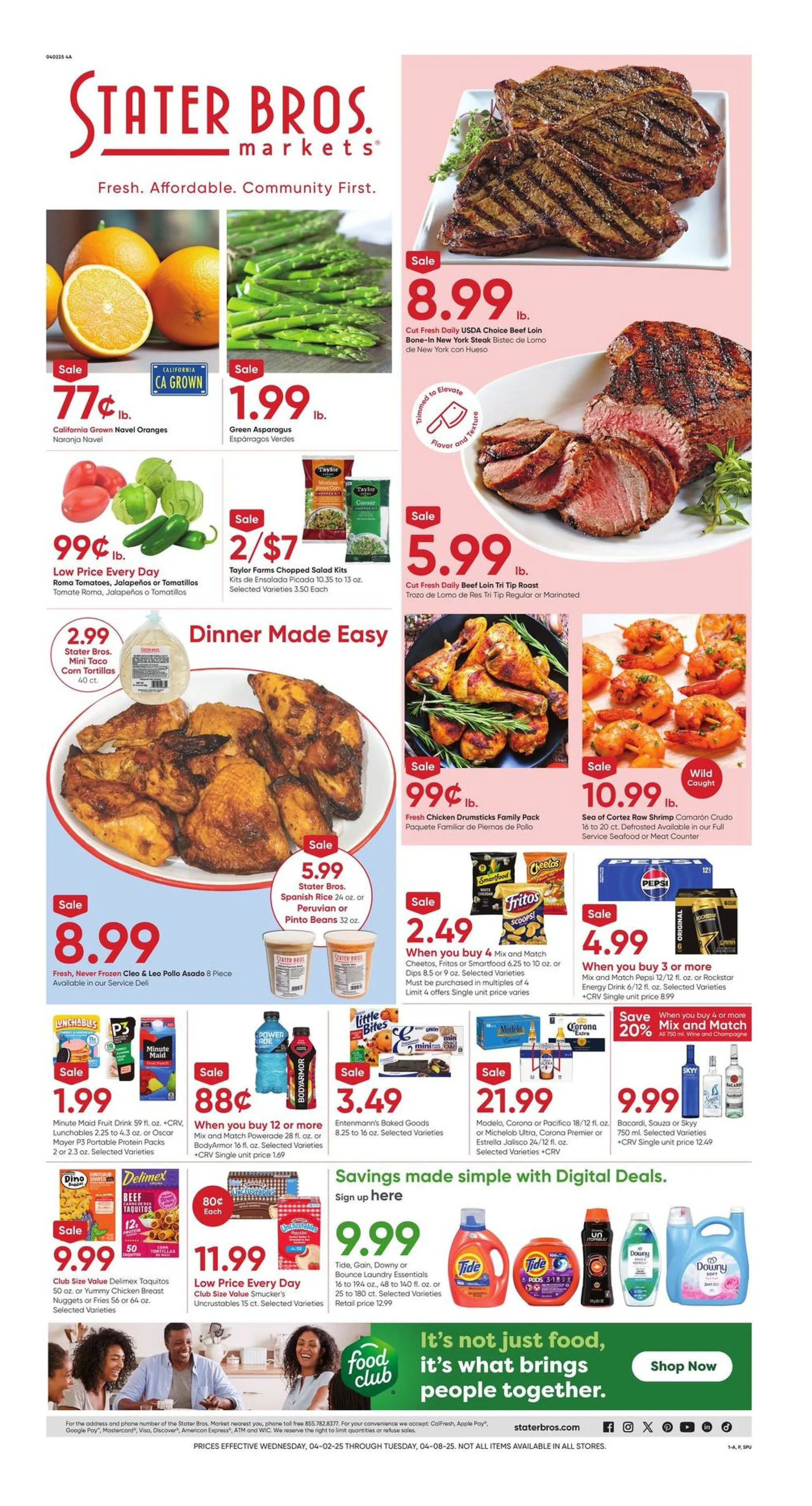 Weekly ad Stater Bros. Deals from April 9 to April 15 2025 - Page 
