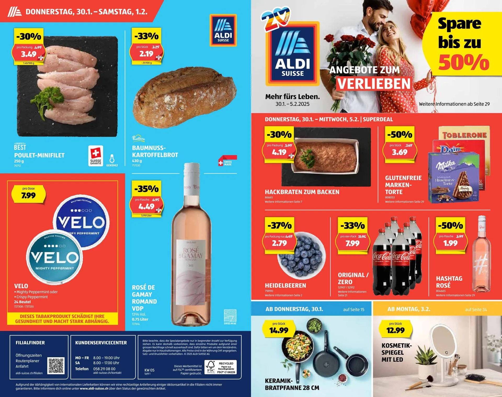 Aldi Prospekt von 4. Februar bis 5. Februar 2025 - Prospekt seite  1