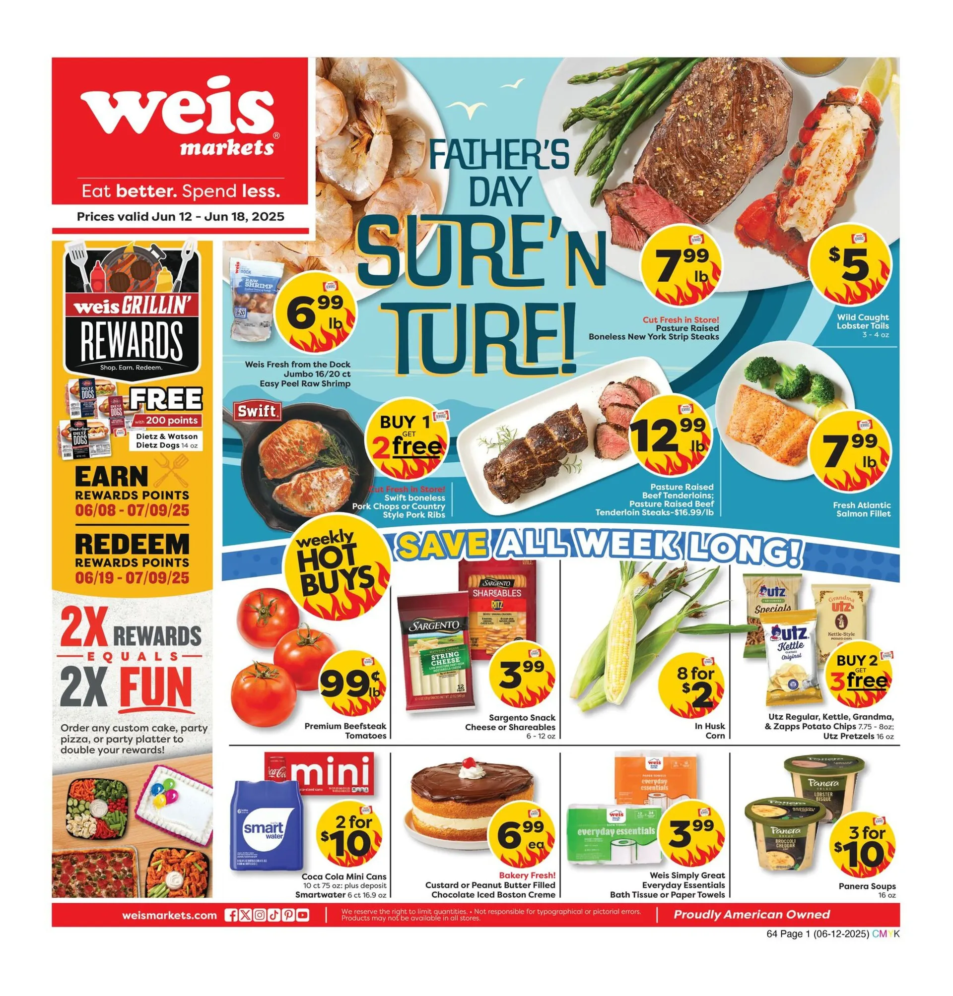 Weekly ad Weis Deals from June 13 to June 18 2025 - Page 1