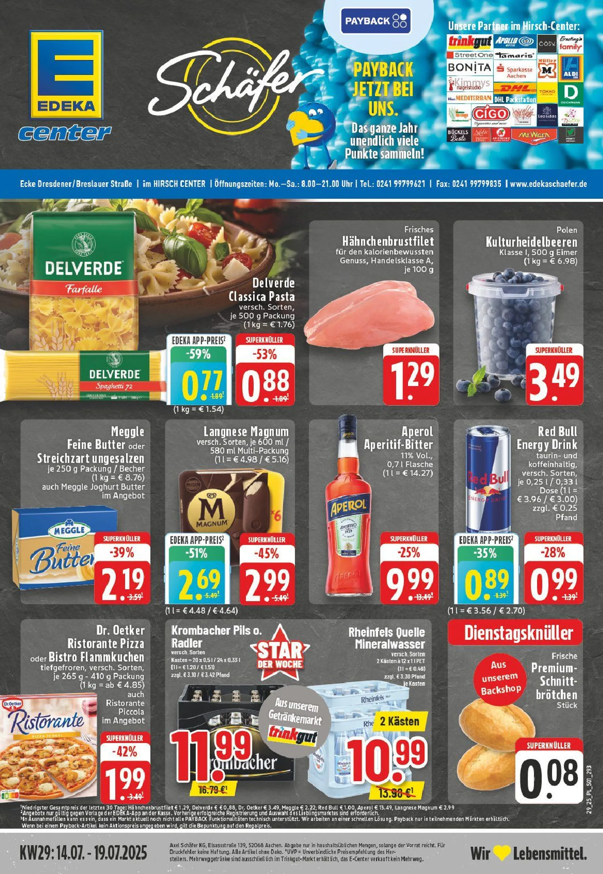 Edeka Prospekte - Aktuelle Angebote von 13. Juli bis 18. Juli 2025 - Prospekt seite 1