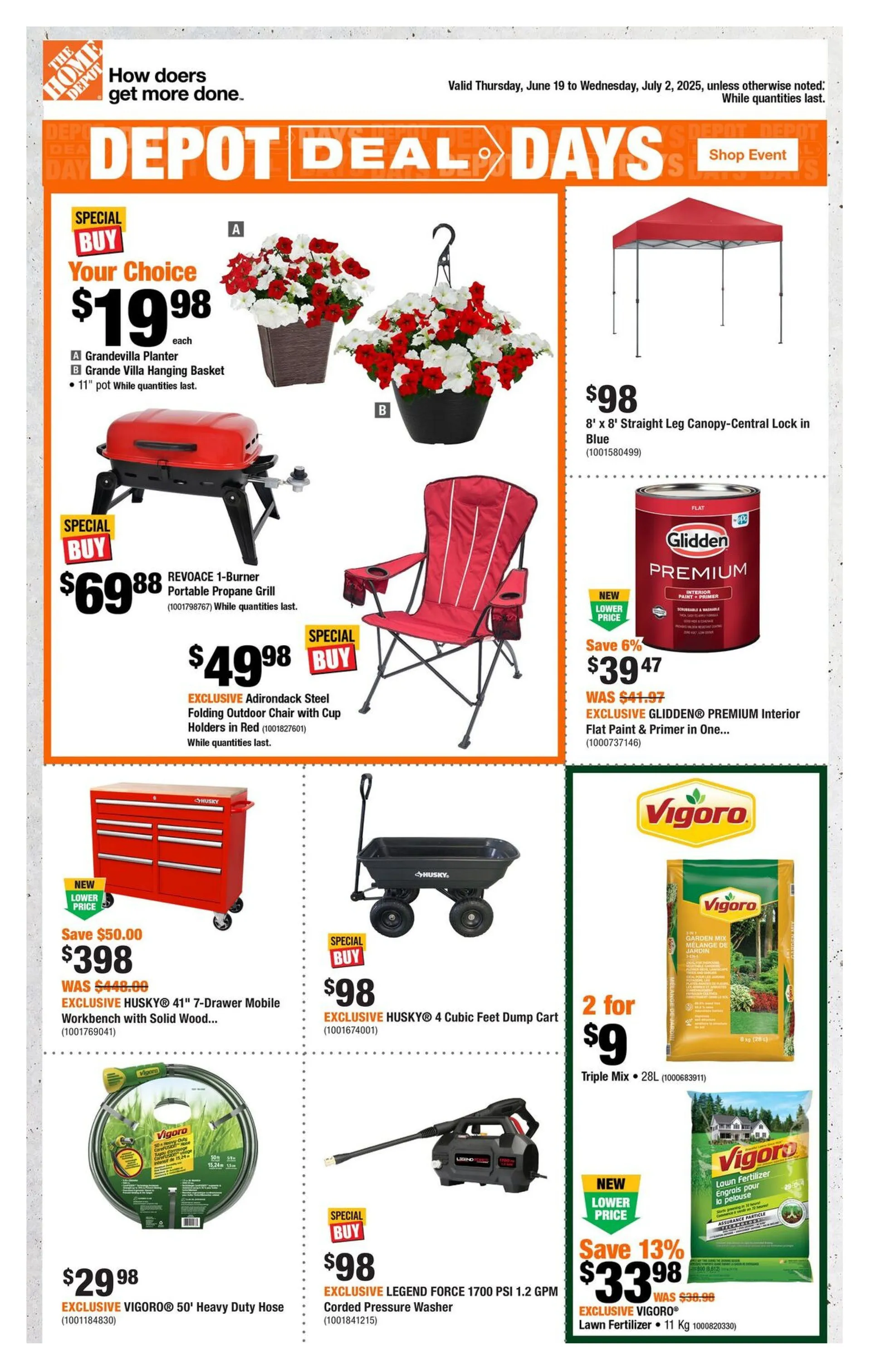 The Home Depot Deals from June 19 to July 2 2025 - flyer page 