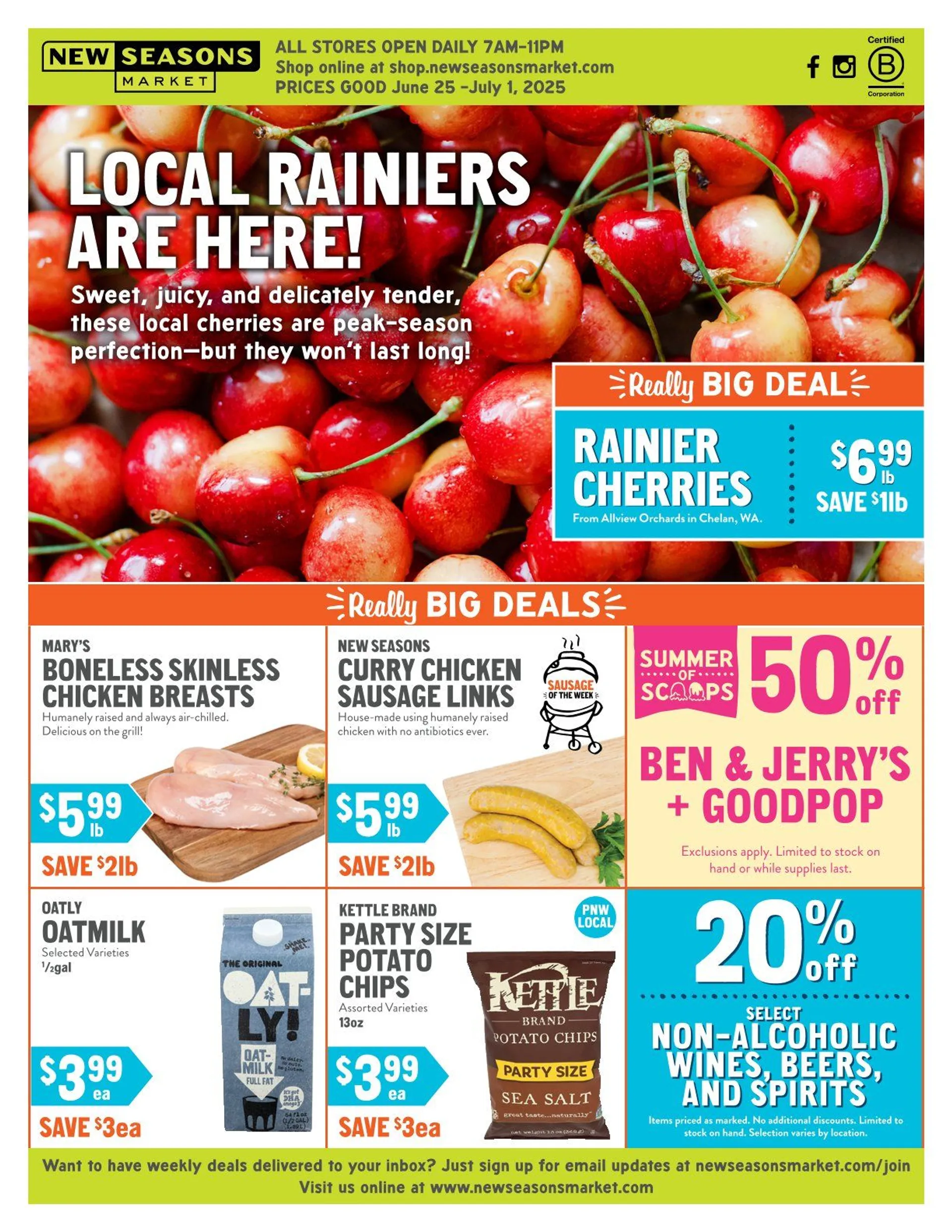 Weekly ad New Seasons Market Sales from June 25 to July 1 2025 - Page 1
