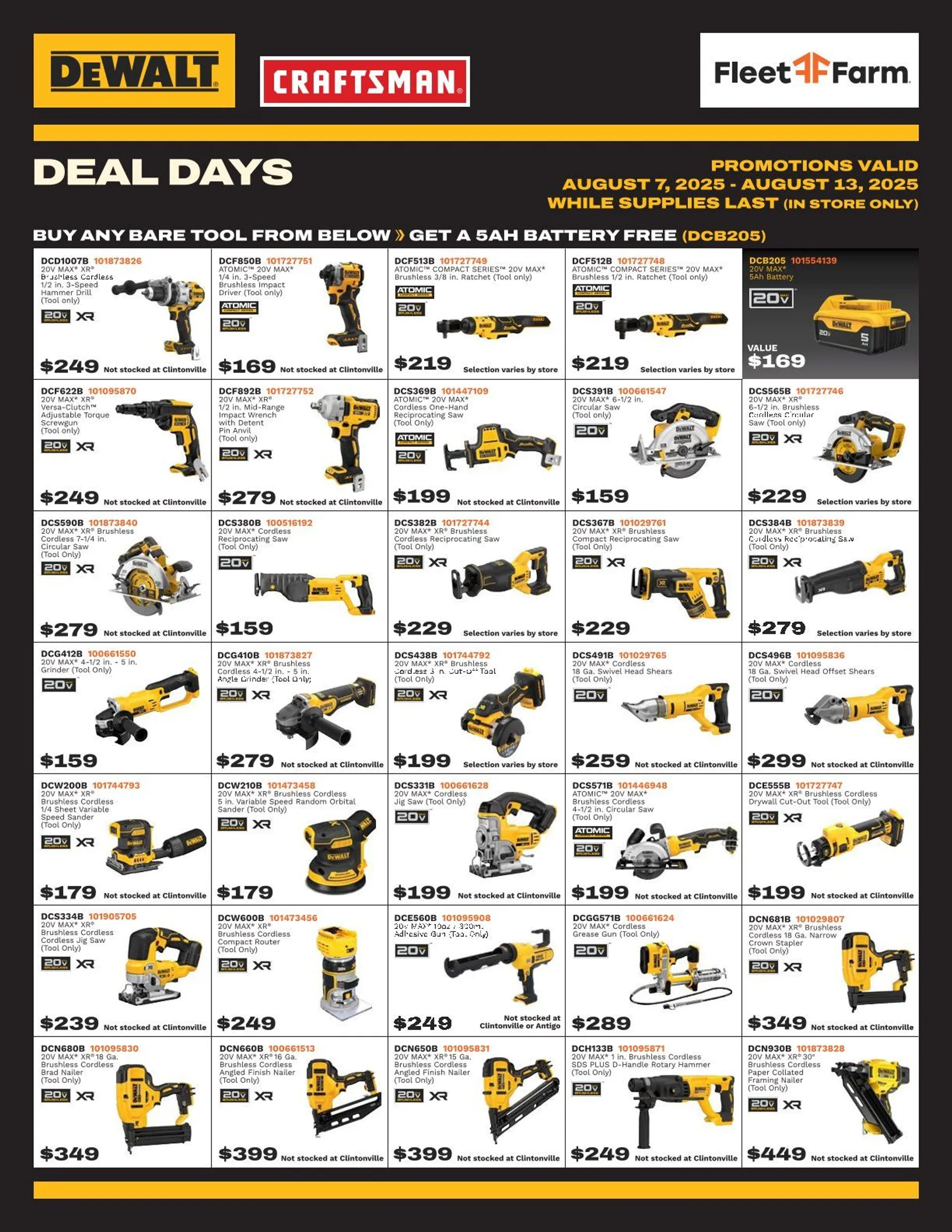 Weekly ad Fleet Farm Sales from August 7 to August 13 2025 - Page 1