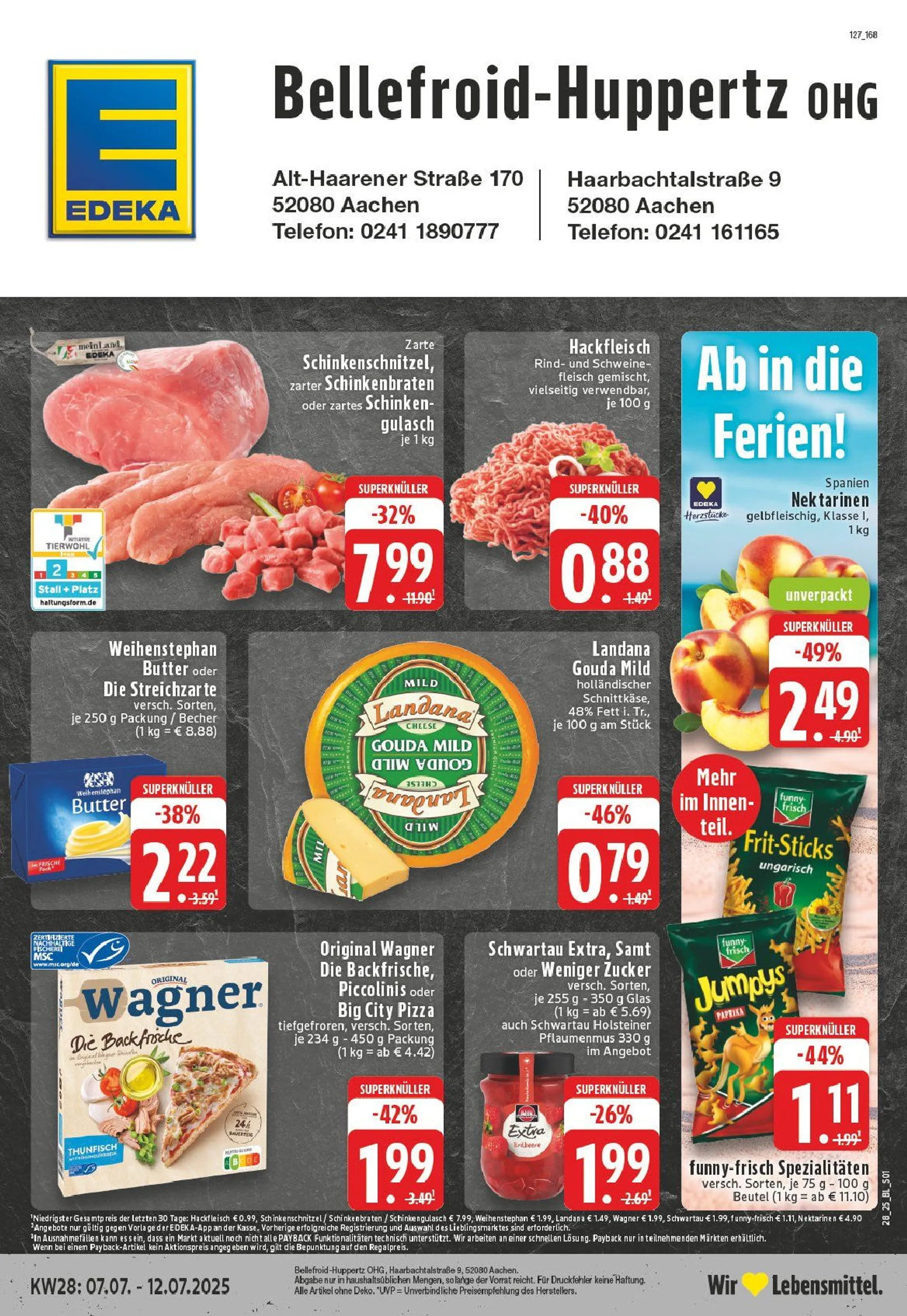 Edeka Angebote von 6. Juli bis 11. Juli 2025 - Prospekt seite 1