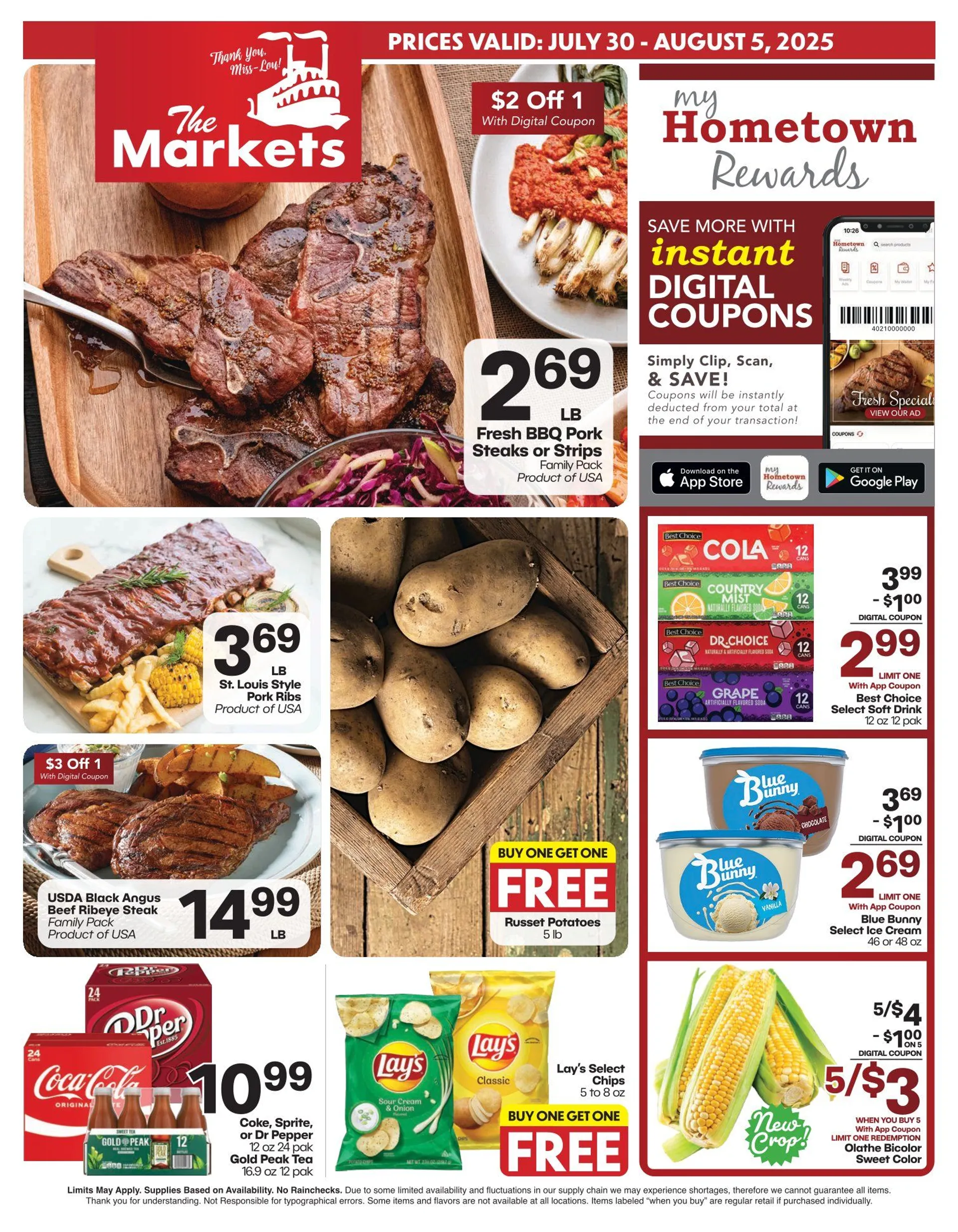 Weekly ad The Markets Salea from July 30 to August 5 2025 - Page 1