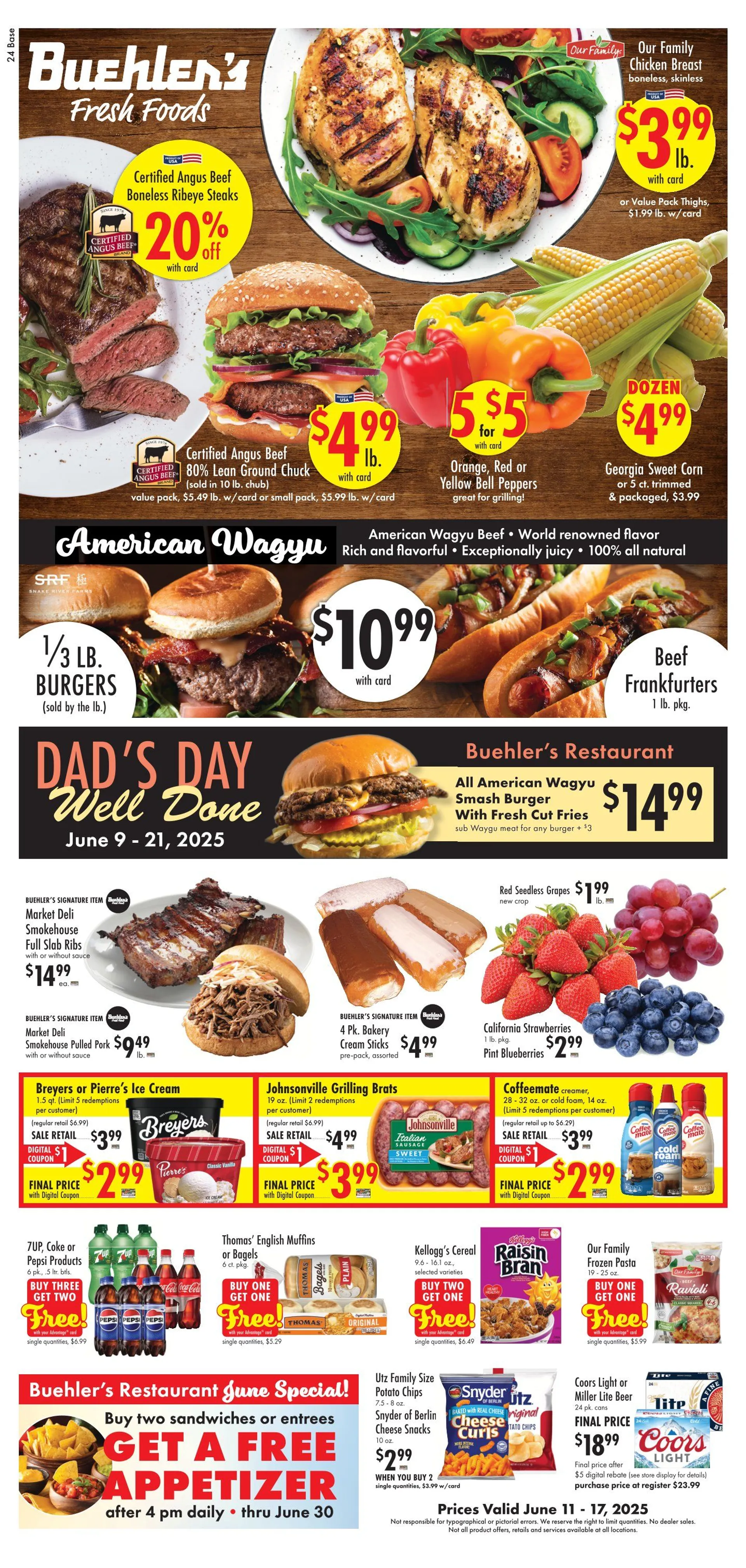Weekly ad Buehler's Fresh Foods weekly ads from June 11 to June 17 2025 - Page 1