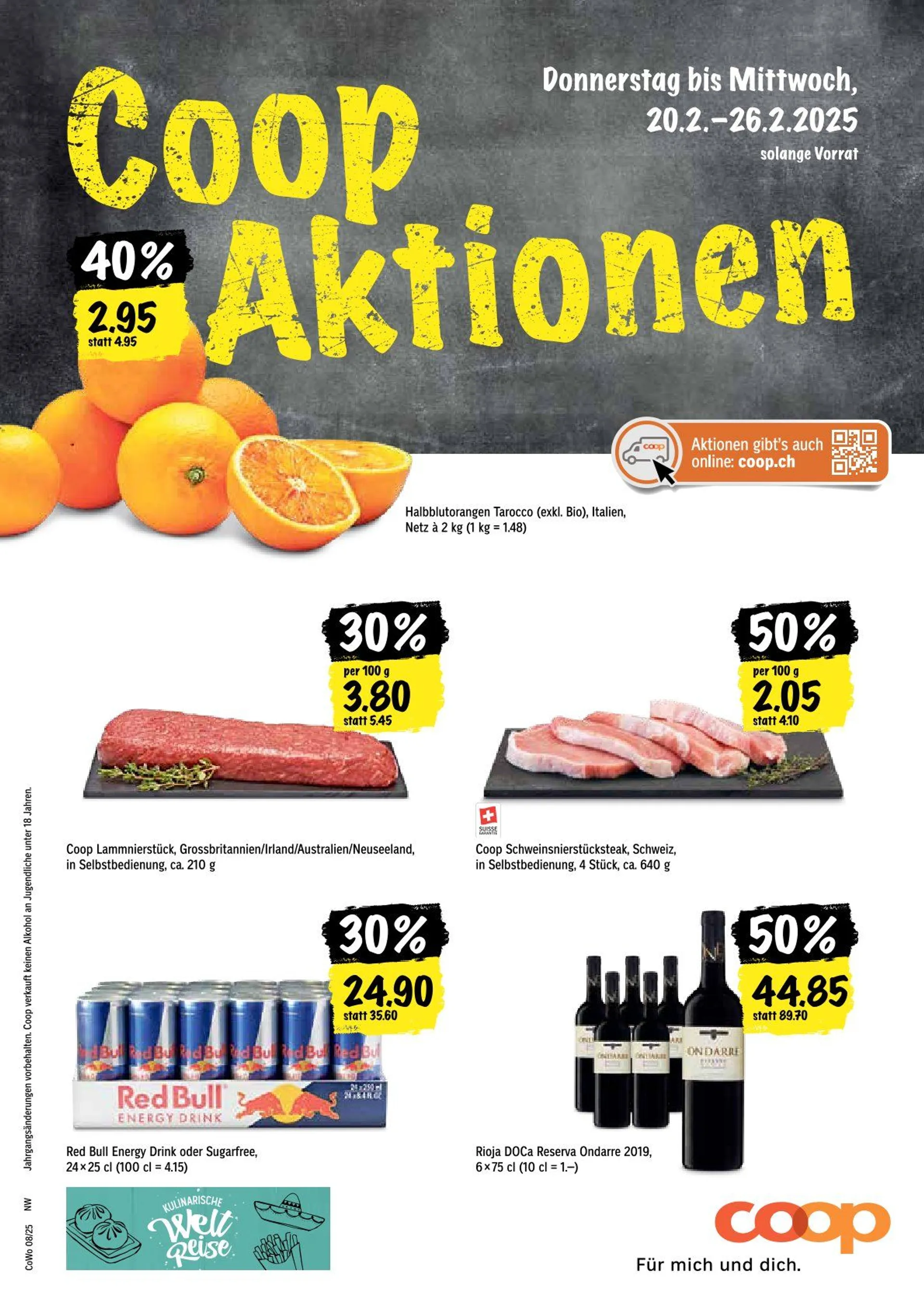 Coop Katalog von 20. Februar bis 26. Februar 2025 - Prospekt seite  1