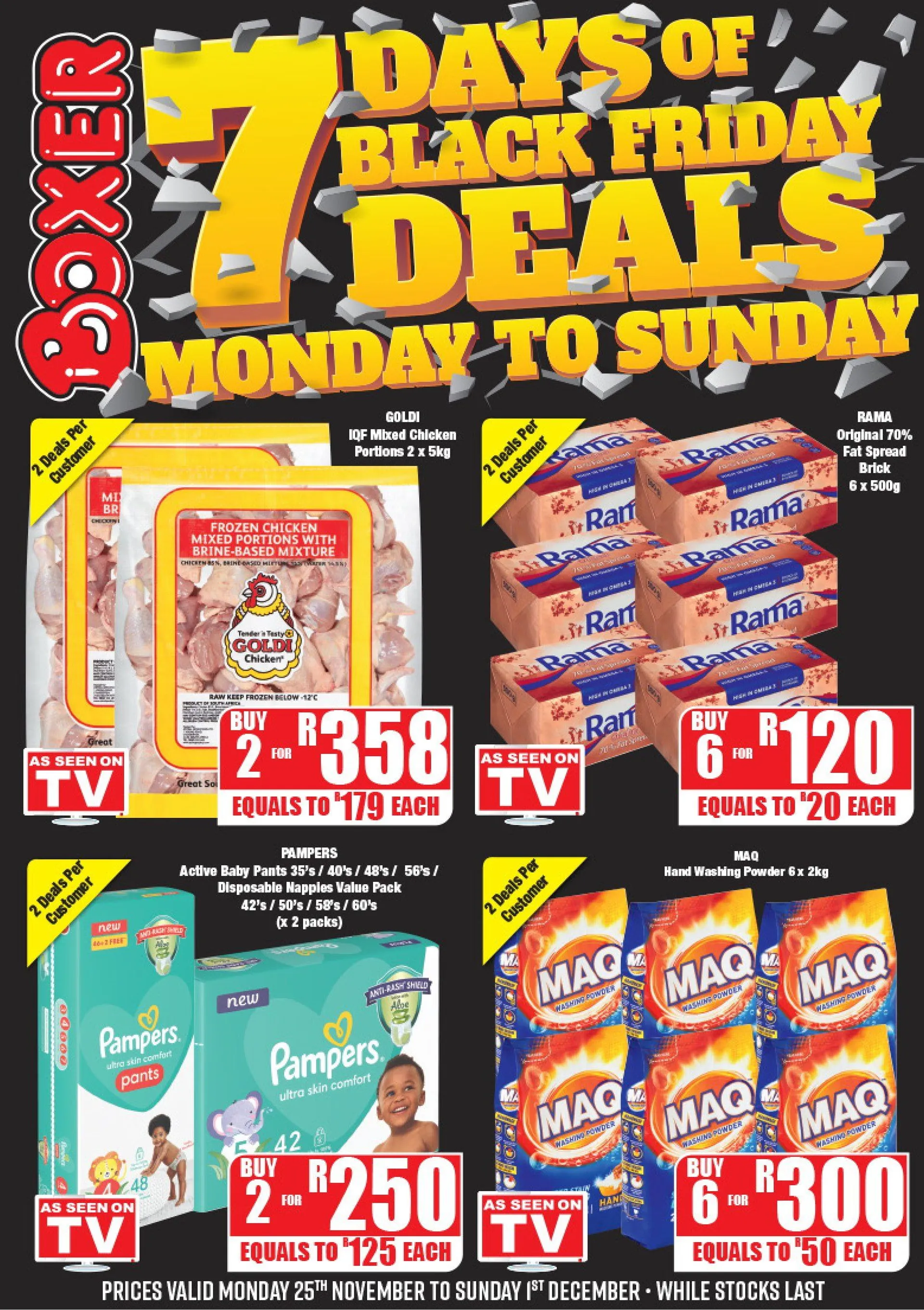 Boxer Weekly Ad from 25 November to 1 December 2024 - Catalogue Page 