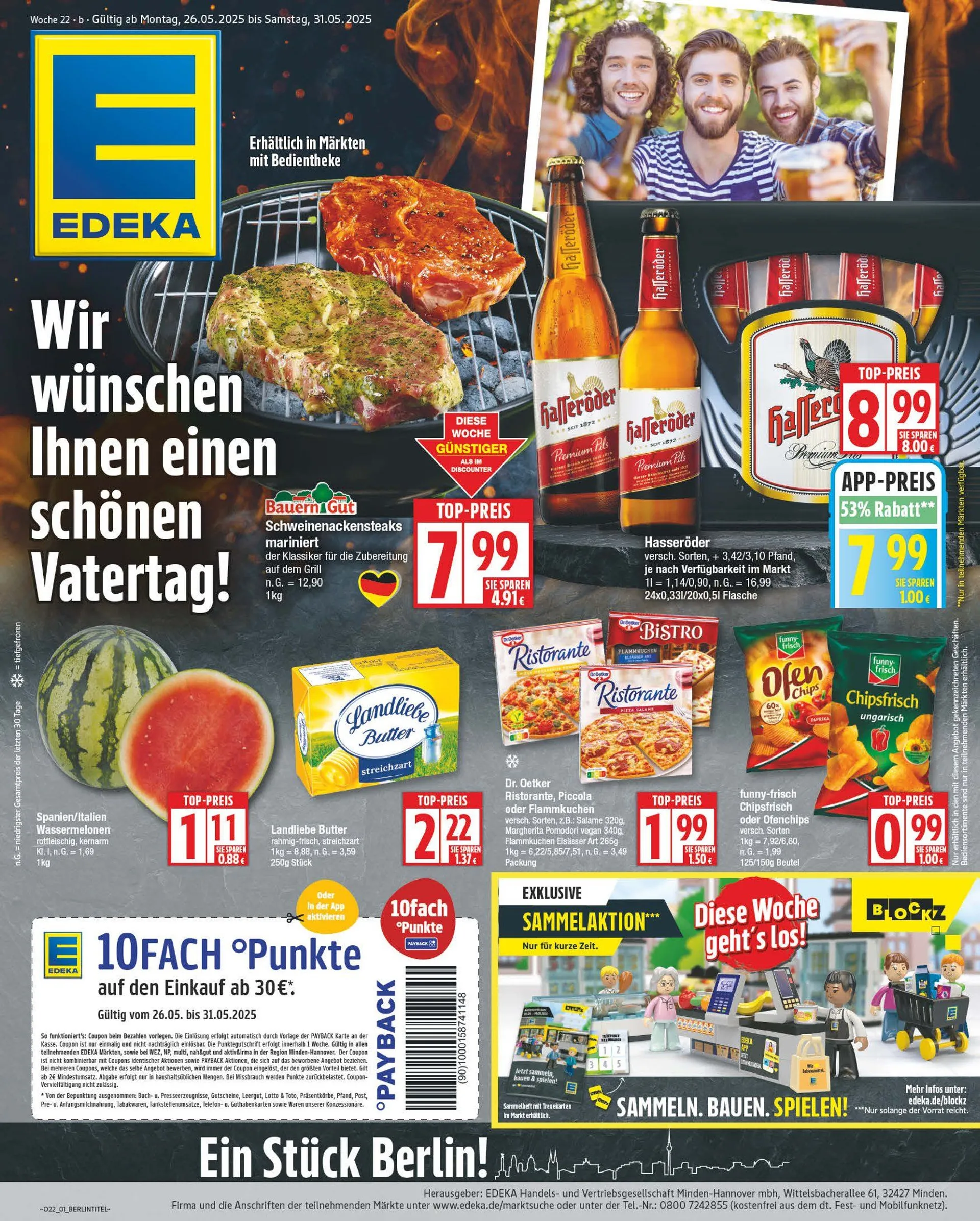 Edeka Prospekt von 26. Mai bis 31. Mai 2025 - Prospekt seite 