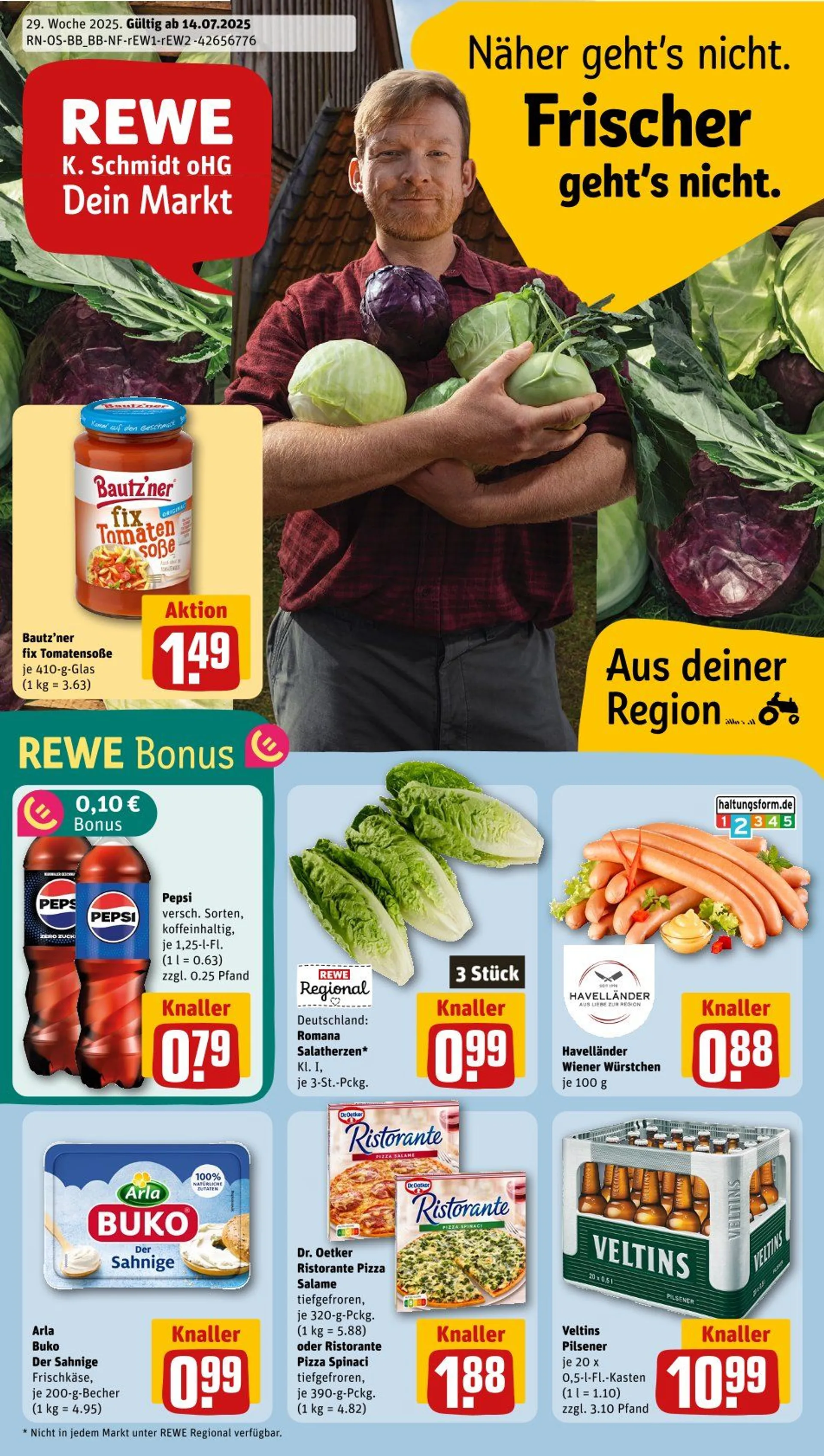 REWE Prospekte - Aktuelle Angebote von 14. Juli bis 20. Juli 2025 - Prospekt seite 