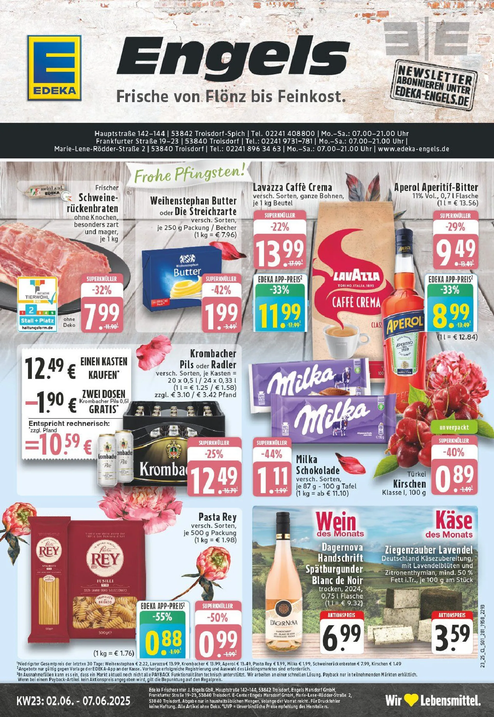 Edeka Prospekt von 2. Juni bis 7. Juni 2025 - Prospekt seite 1